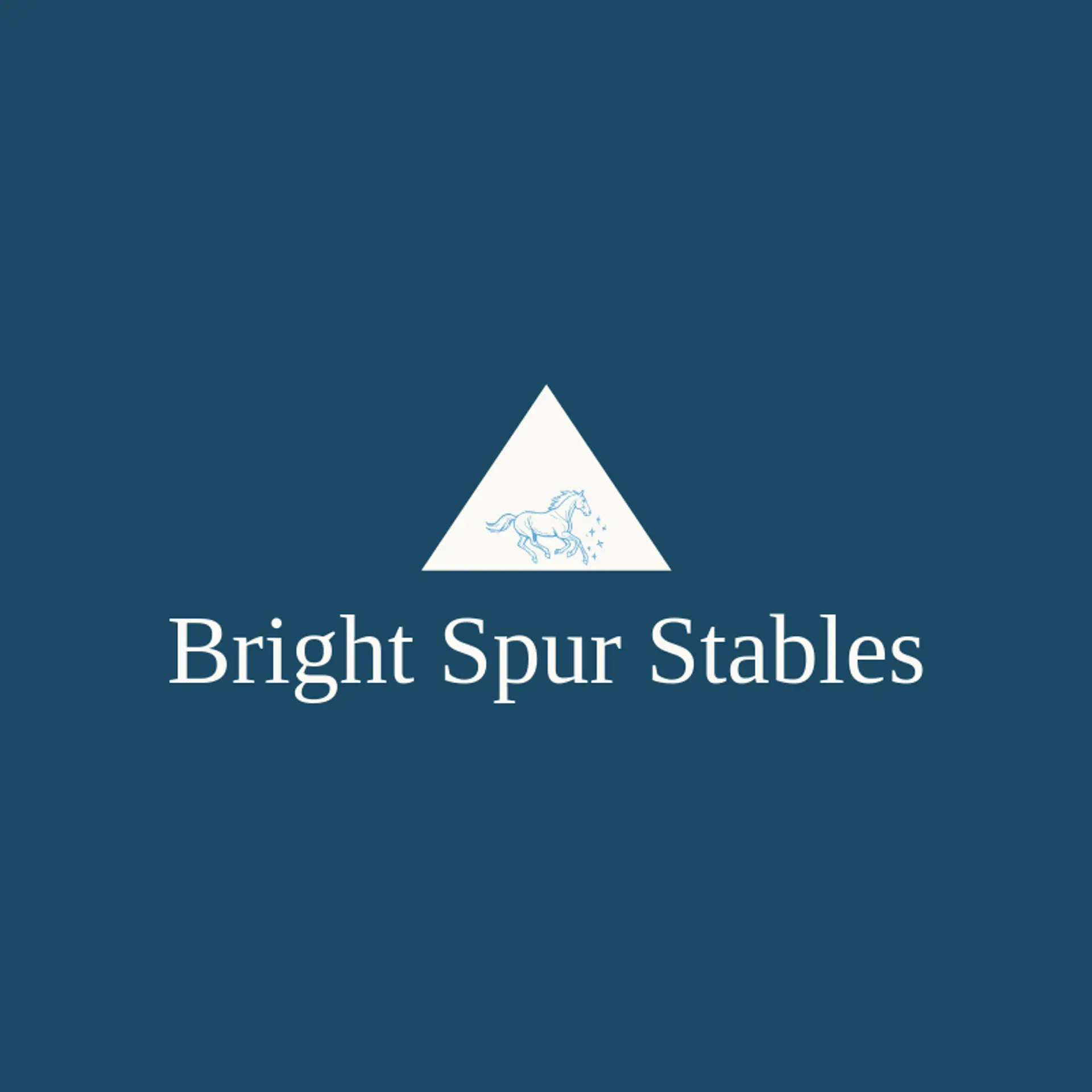 Bright Spur Stables logo for horse racing