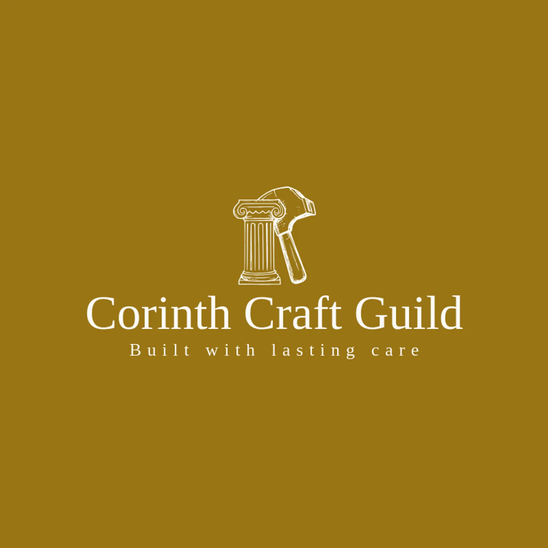 Corinth Craft Guild logo for greek