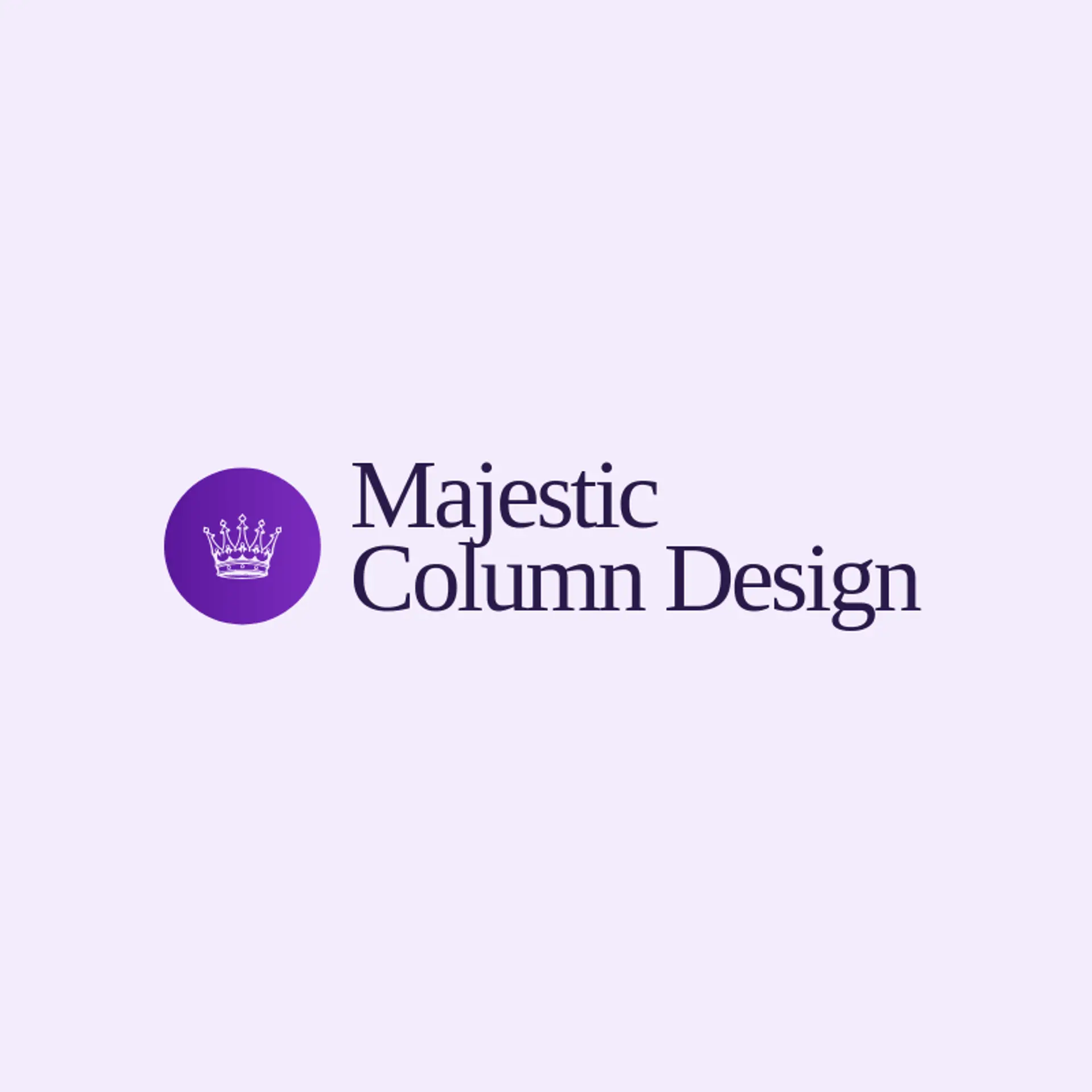 Majestic Column Design logo for imperial