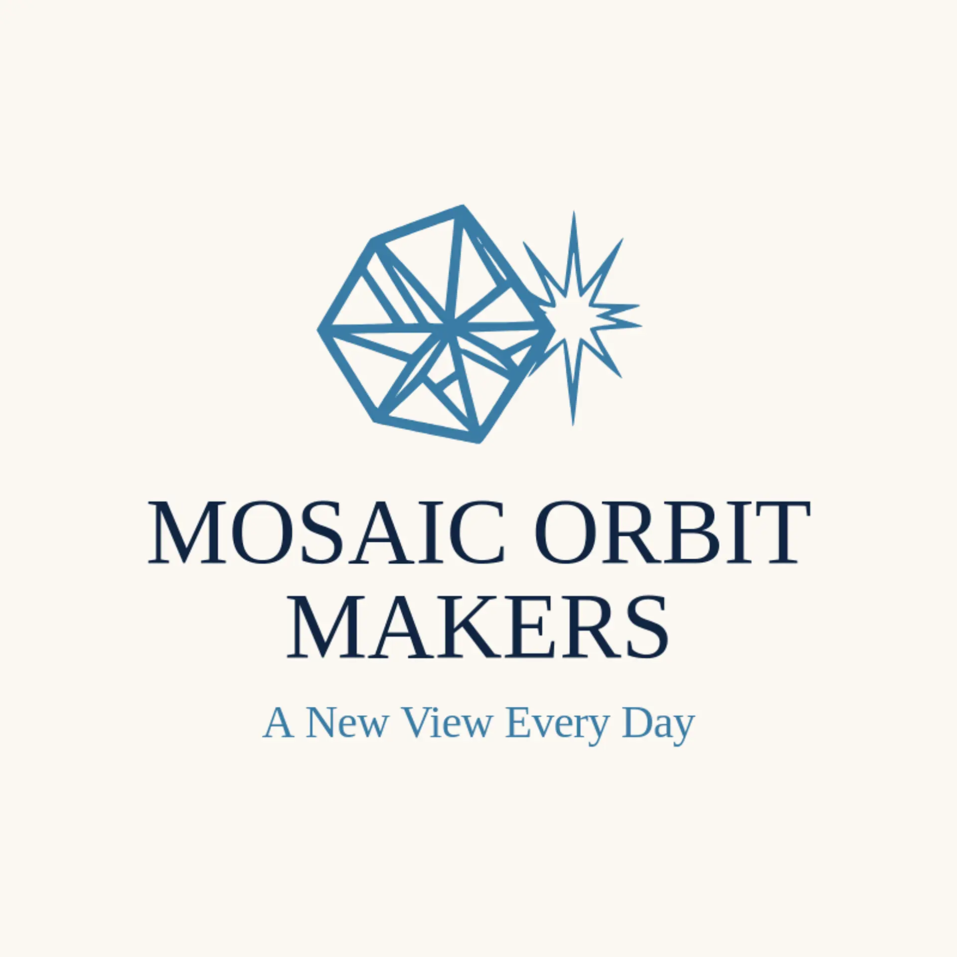 Mosaic Orbit Makers logo for kaleidoscope