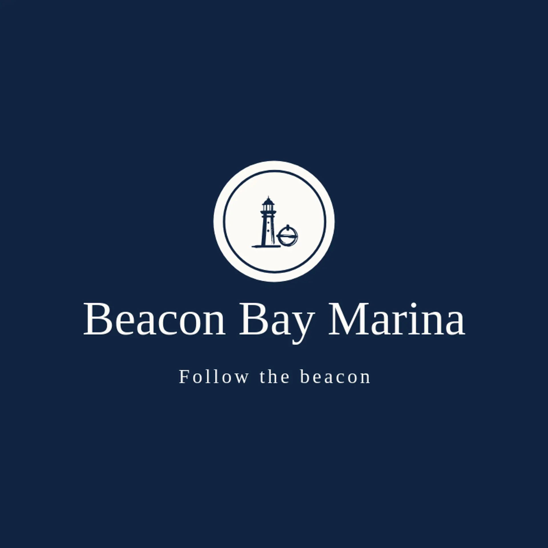 Beacon Bay Marina logo for harbor