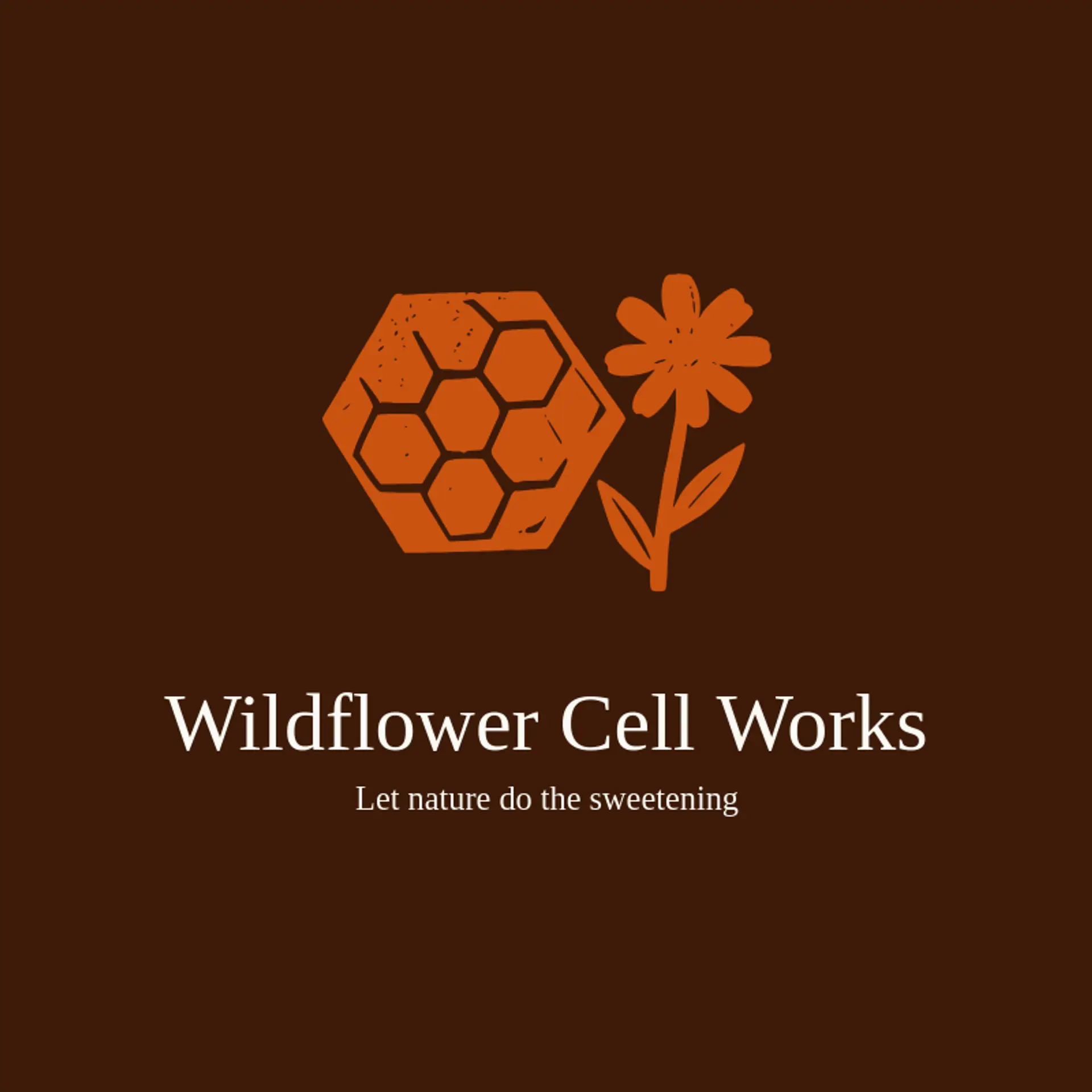 Wildflower Cell Works logo for honeycomb