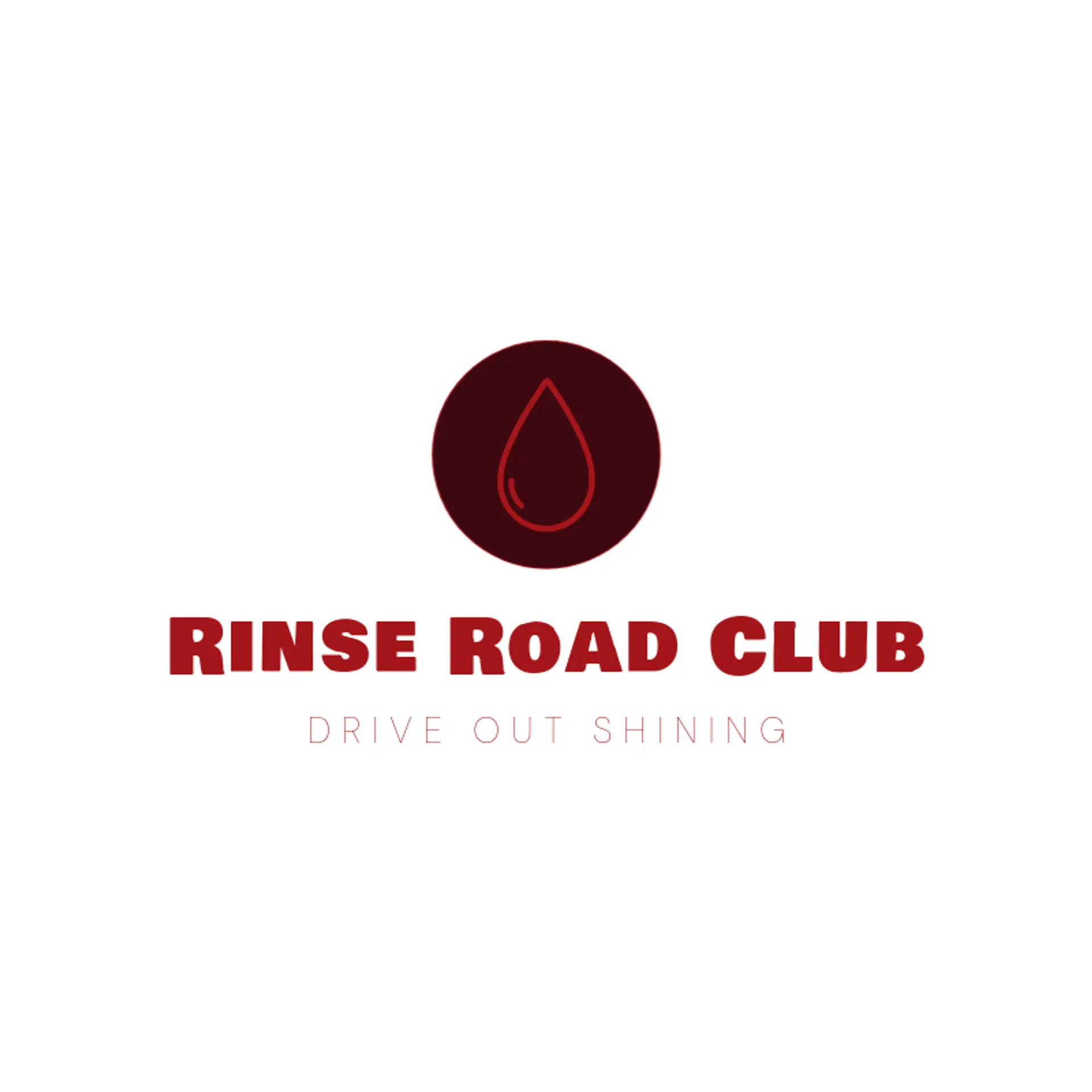 Rinse Road Club logo for car wash