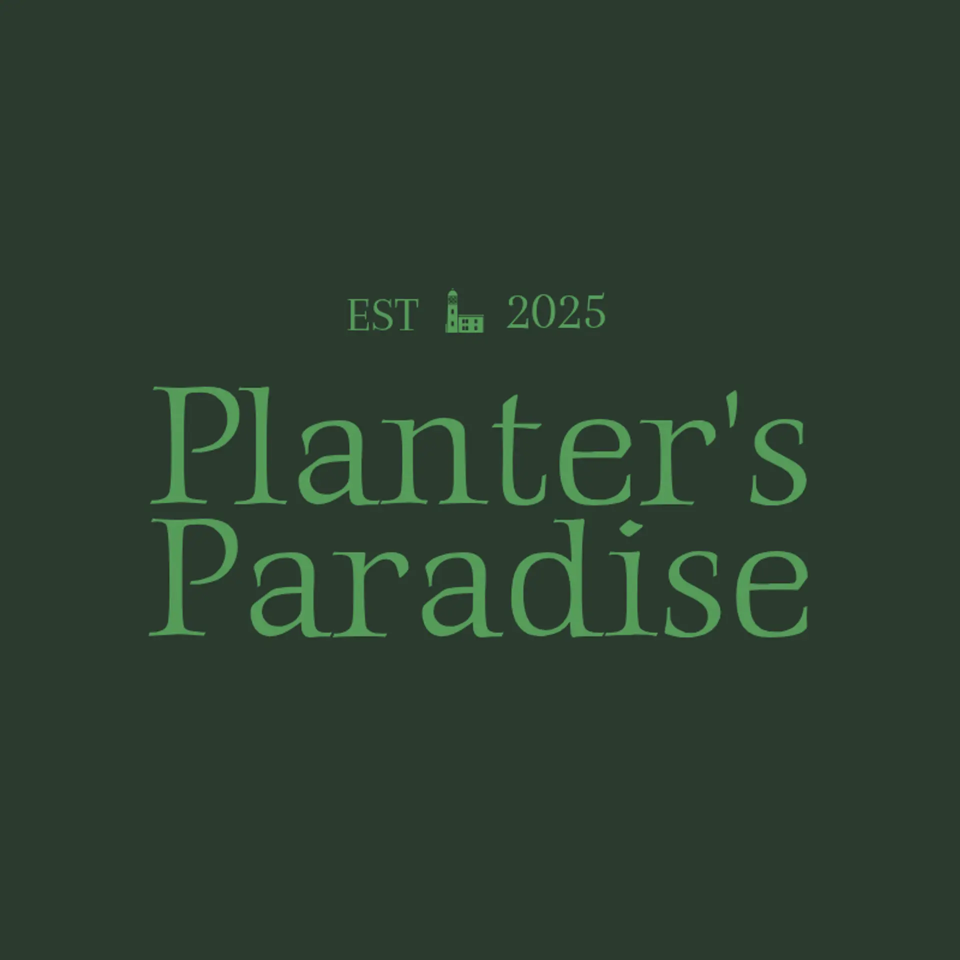 Planter's Paradise logo for cool landscaping