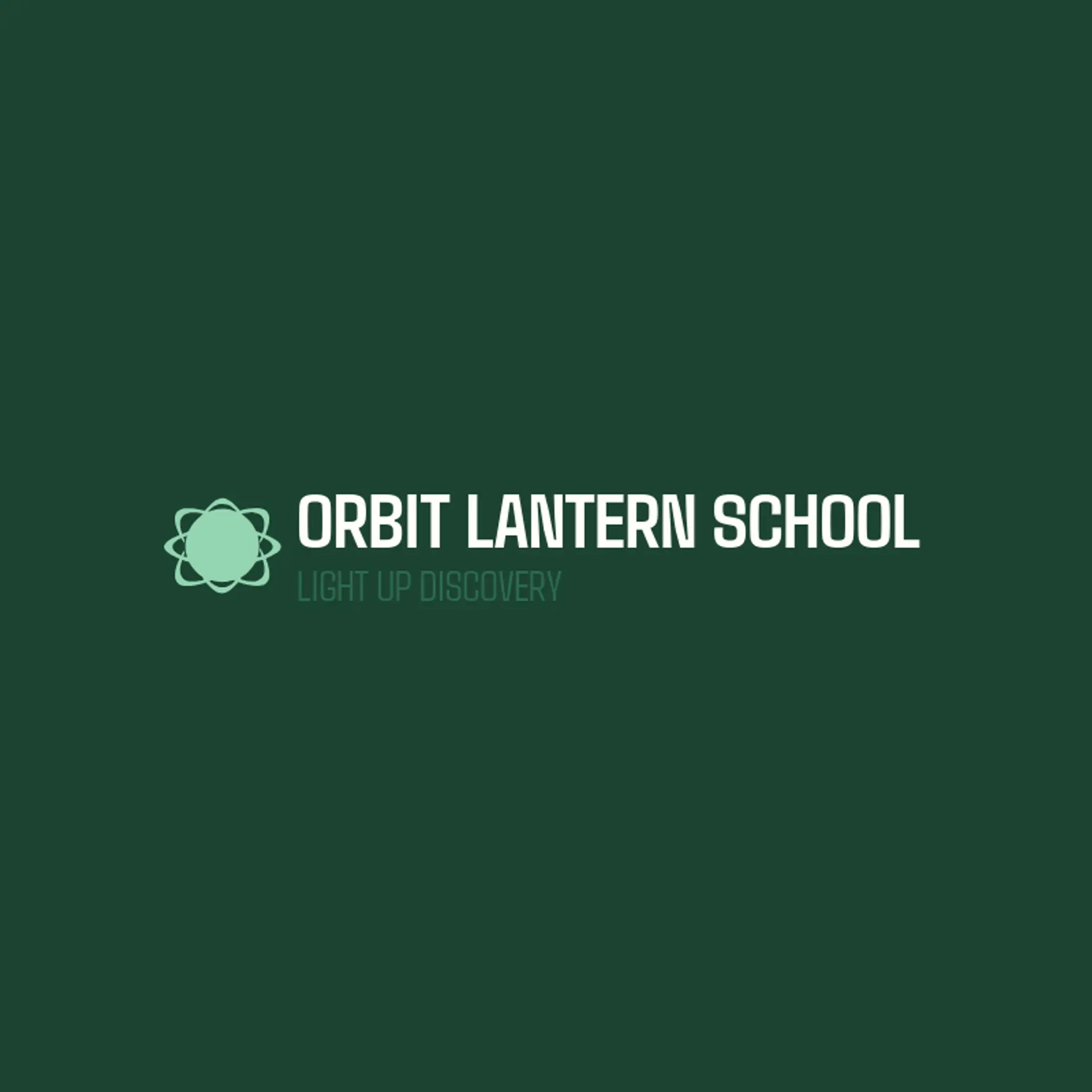 Orbit Lantern School logo for atom