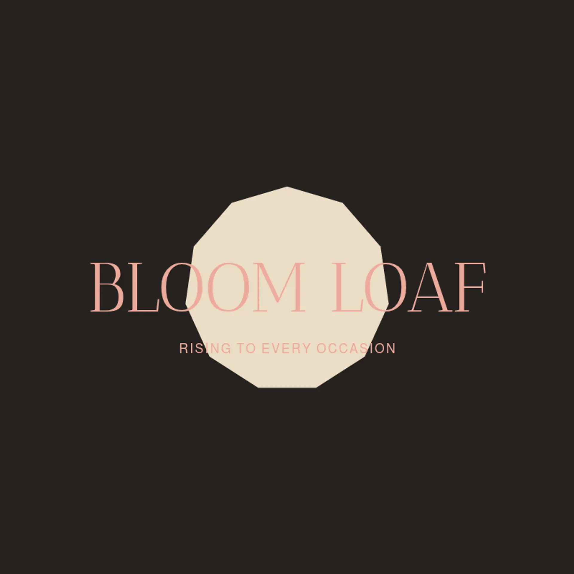 Bloom Loaf logo for modern bakery