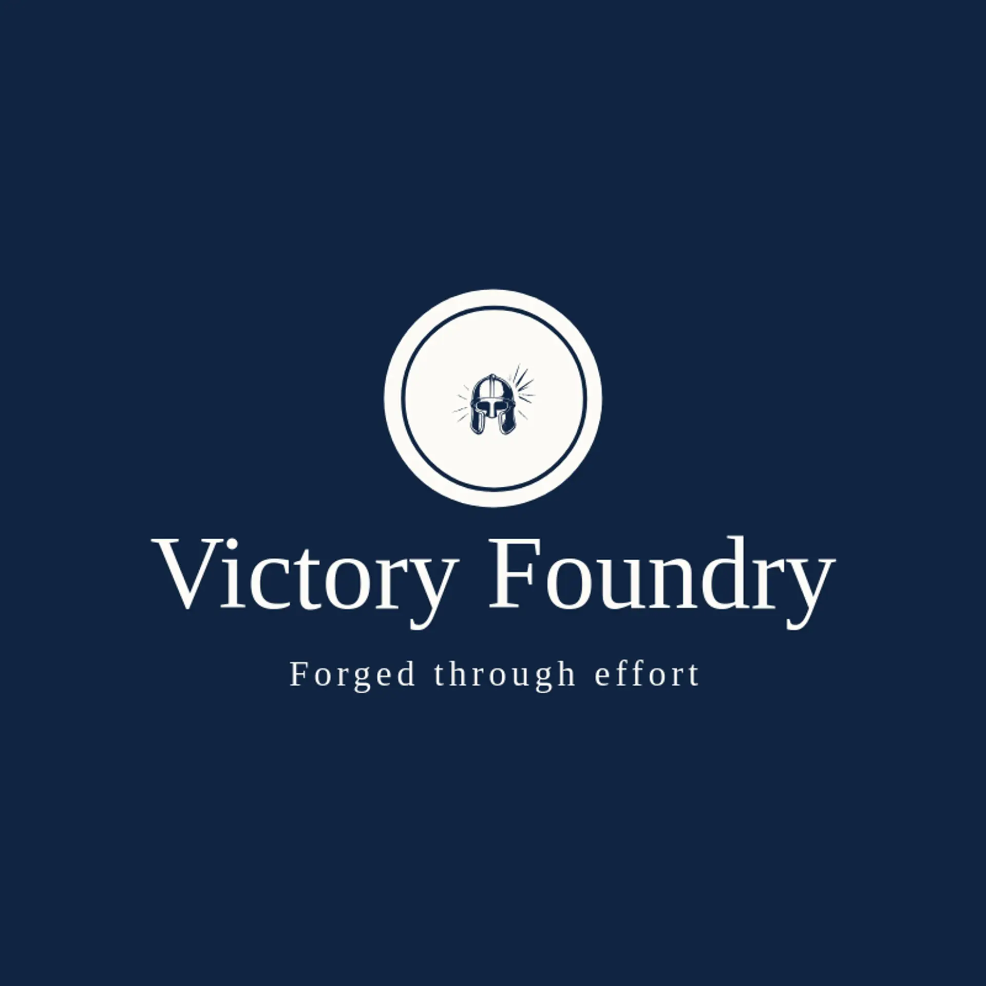 Victory Foundry logo for spartan
