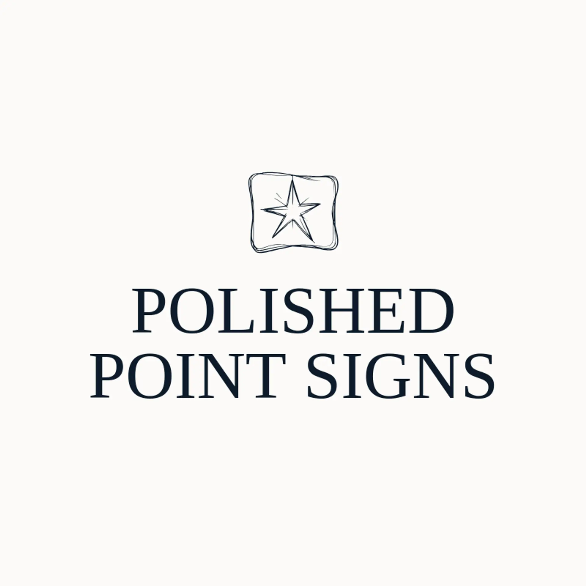 Polished Point Signs logo for acrylic