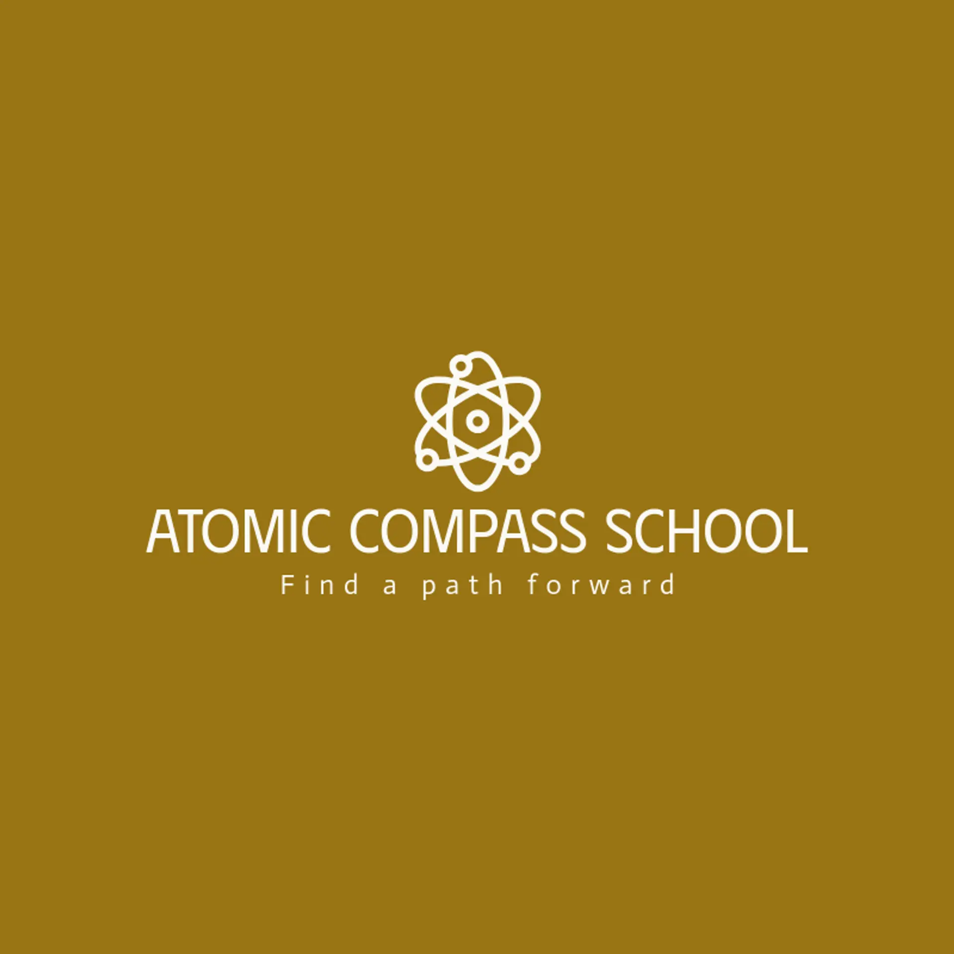 Atomic Compass School logo for atom