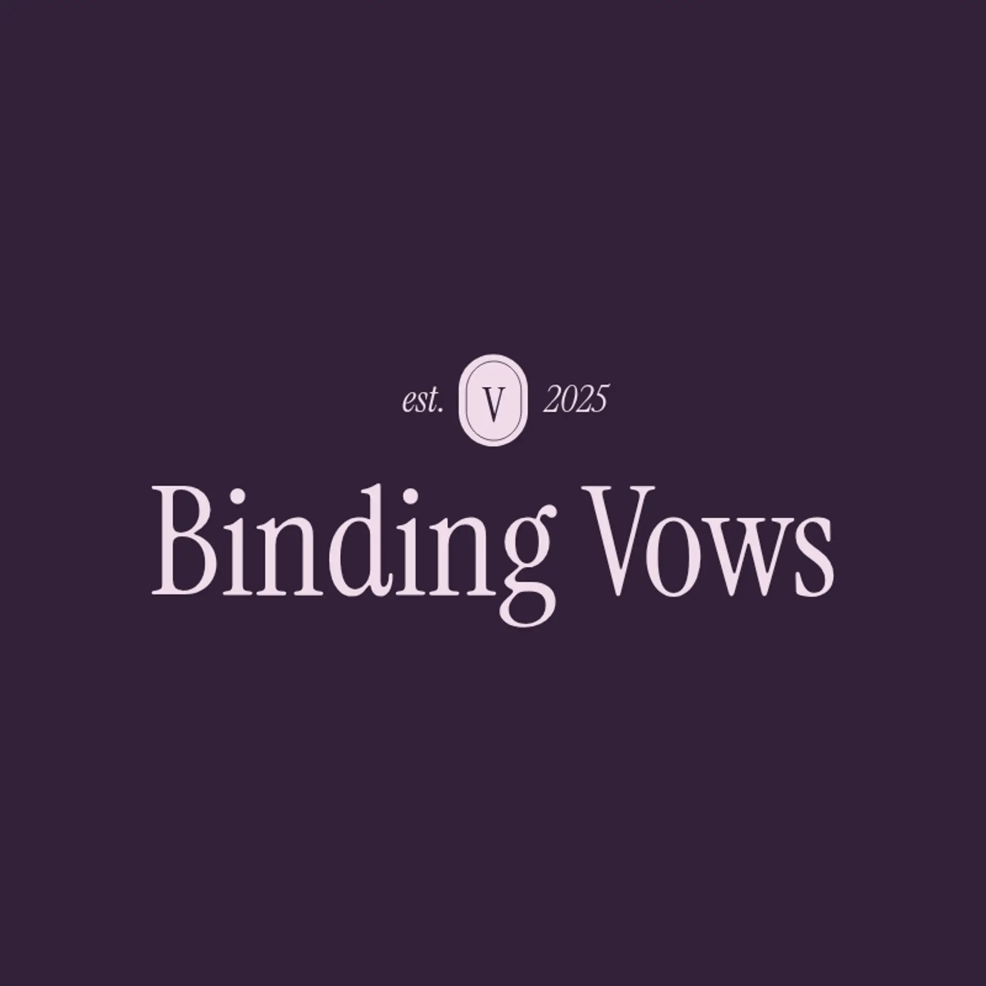 Evermore Vows logo for wedding