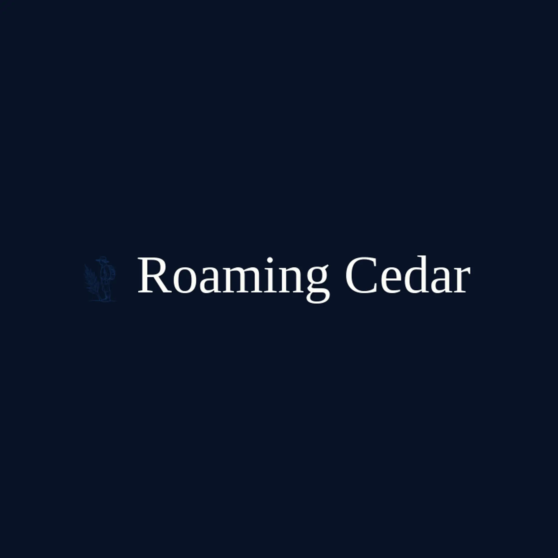 Roaming Cedar logo for nomad