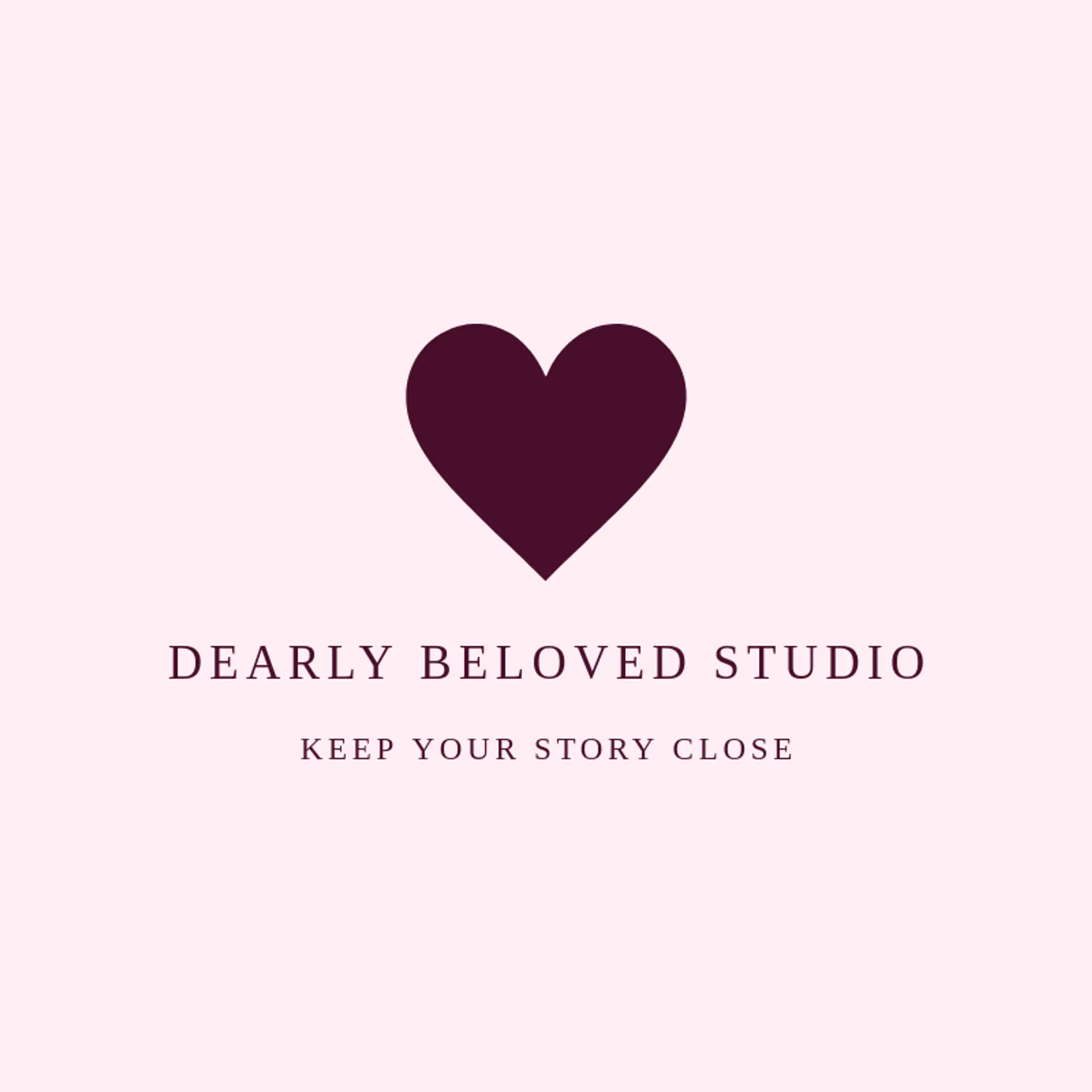 Dearly Beloved Studio logo for lover