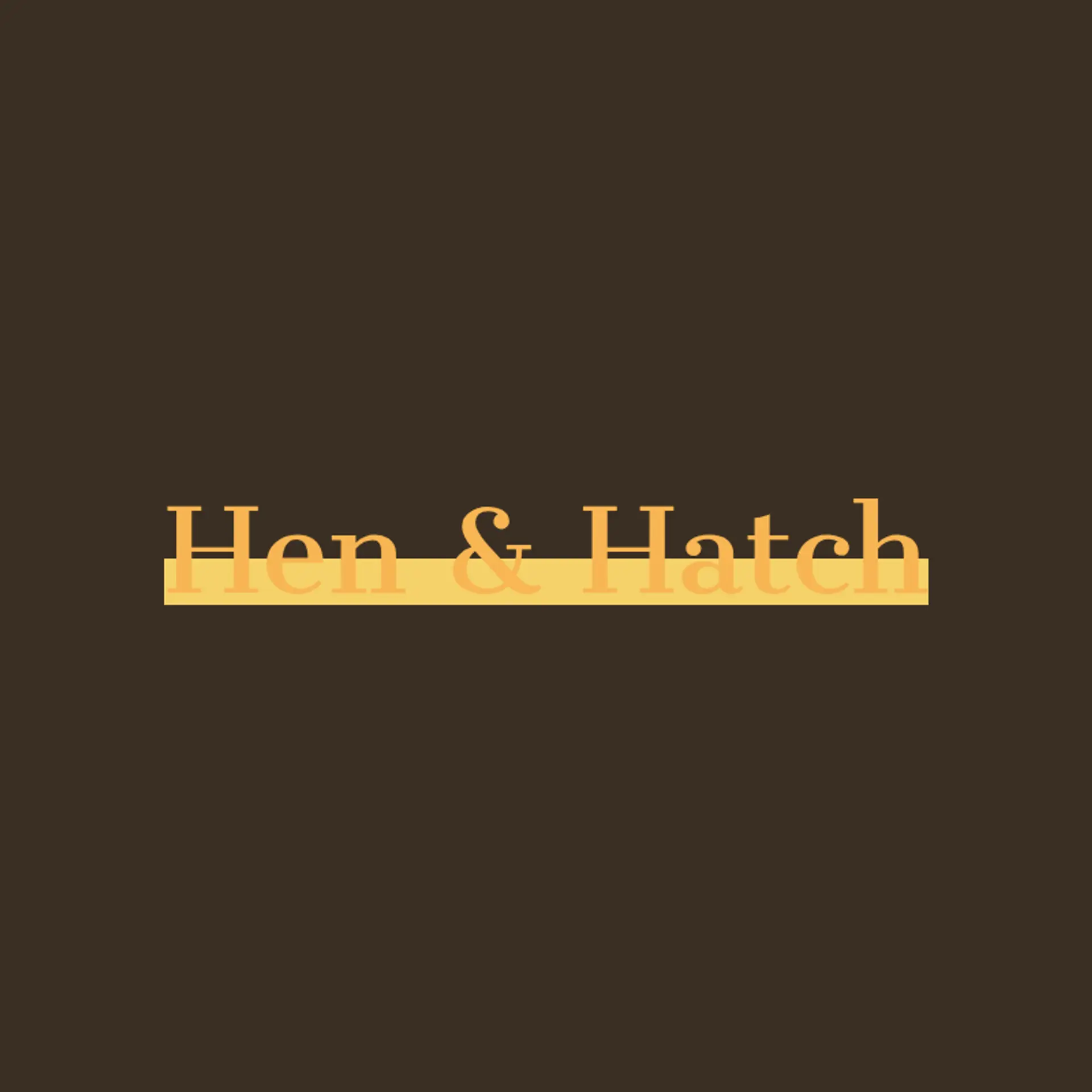 Hen & Hatch logo for chicken restaurant