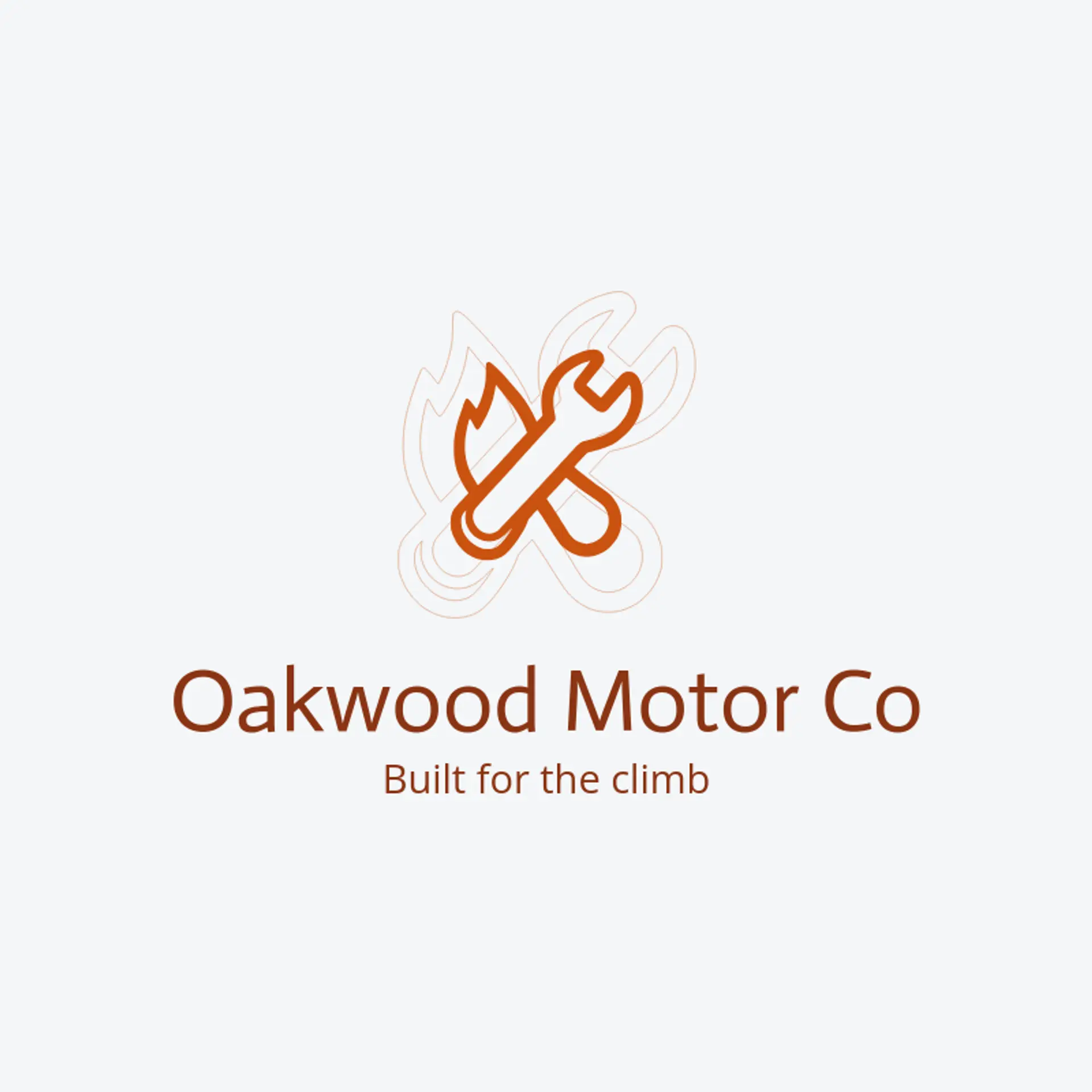 Oakwood Motor Co logo for engine