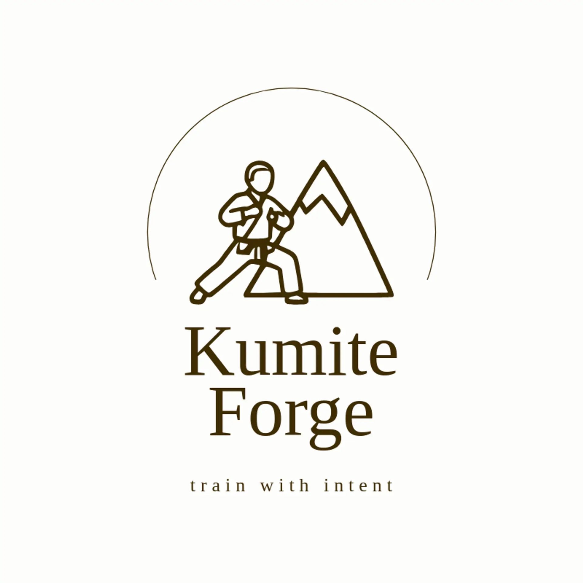 Kumite Forge logo for karate