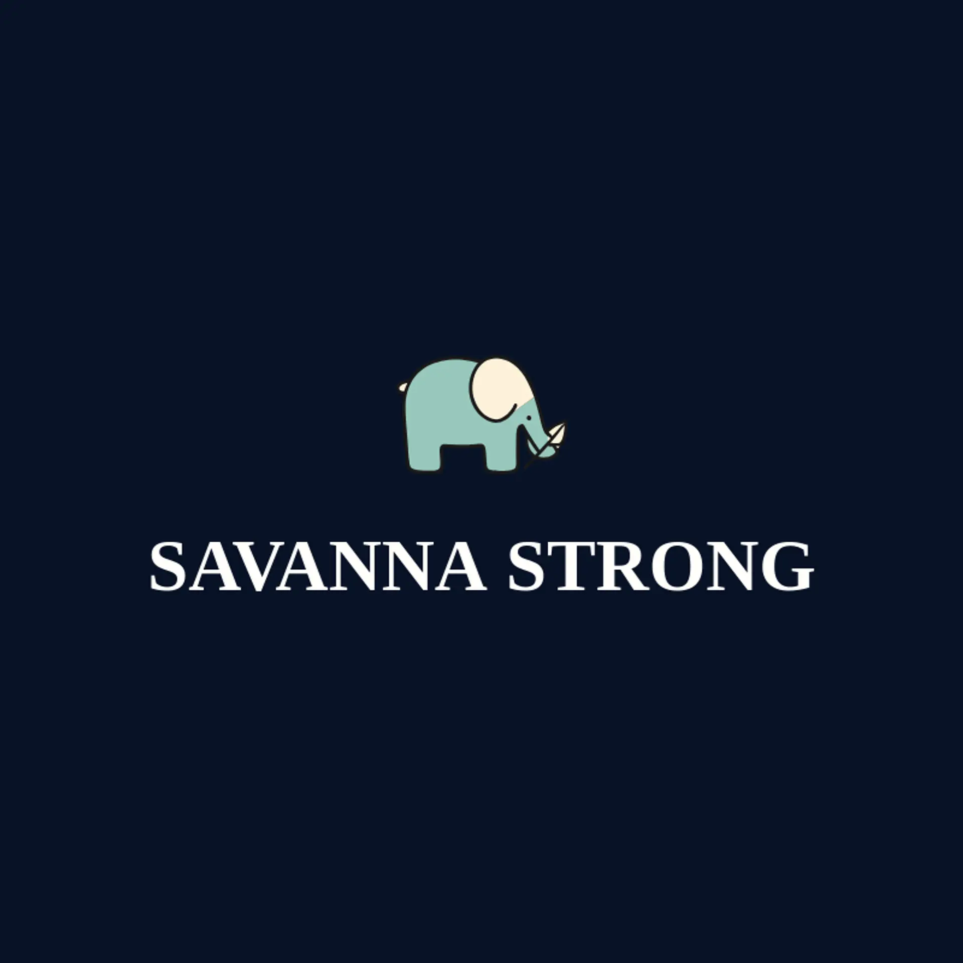 Savanna Strong logo for elephant
