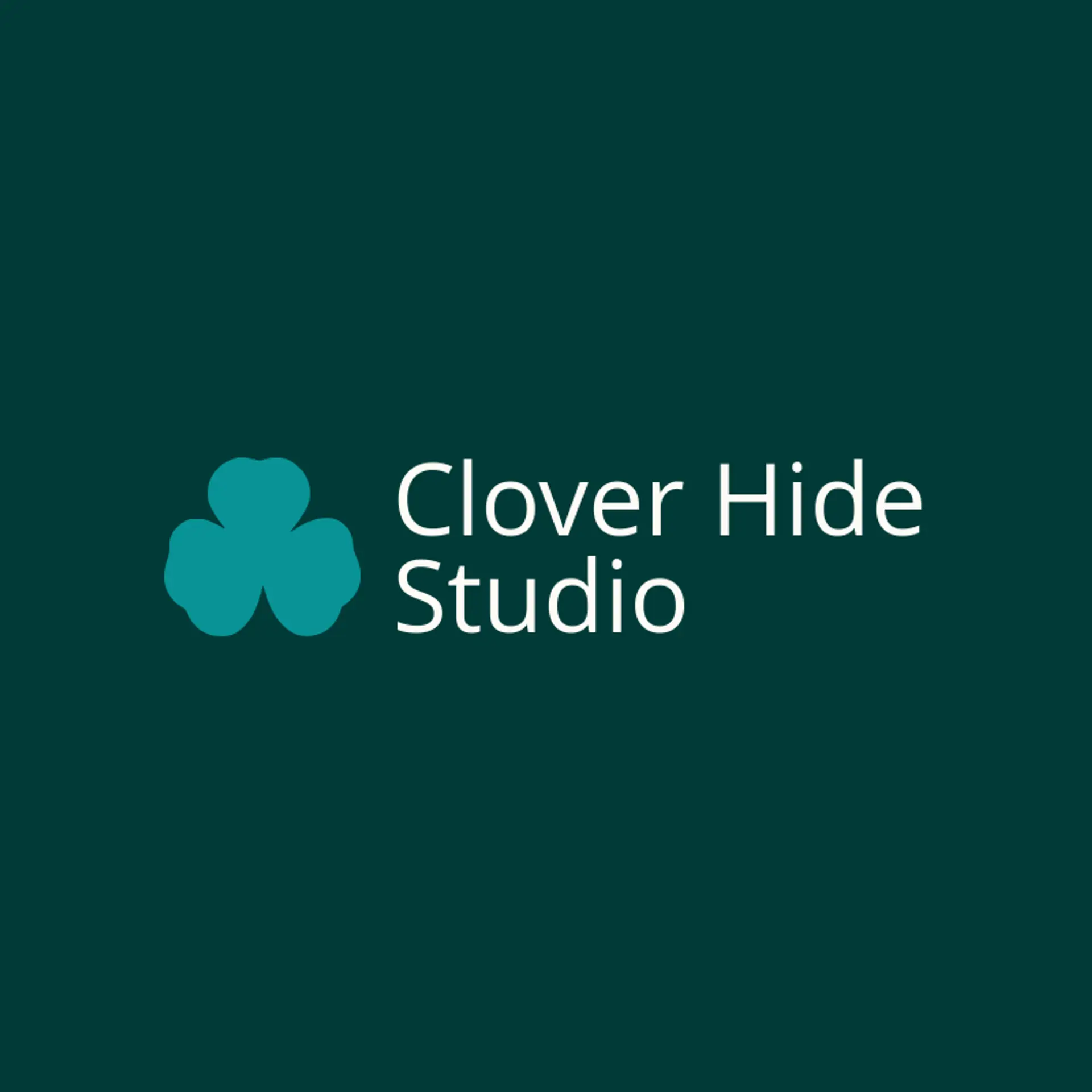 Clover Hide Studio logo for leather