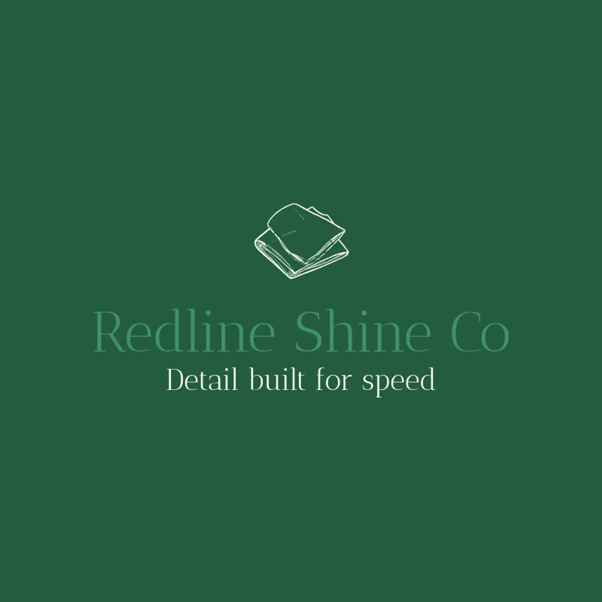 Redline Shine Co logo for car detailing