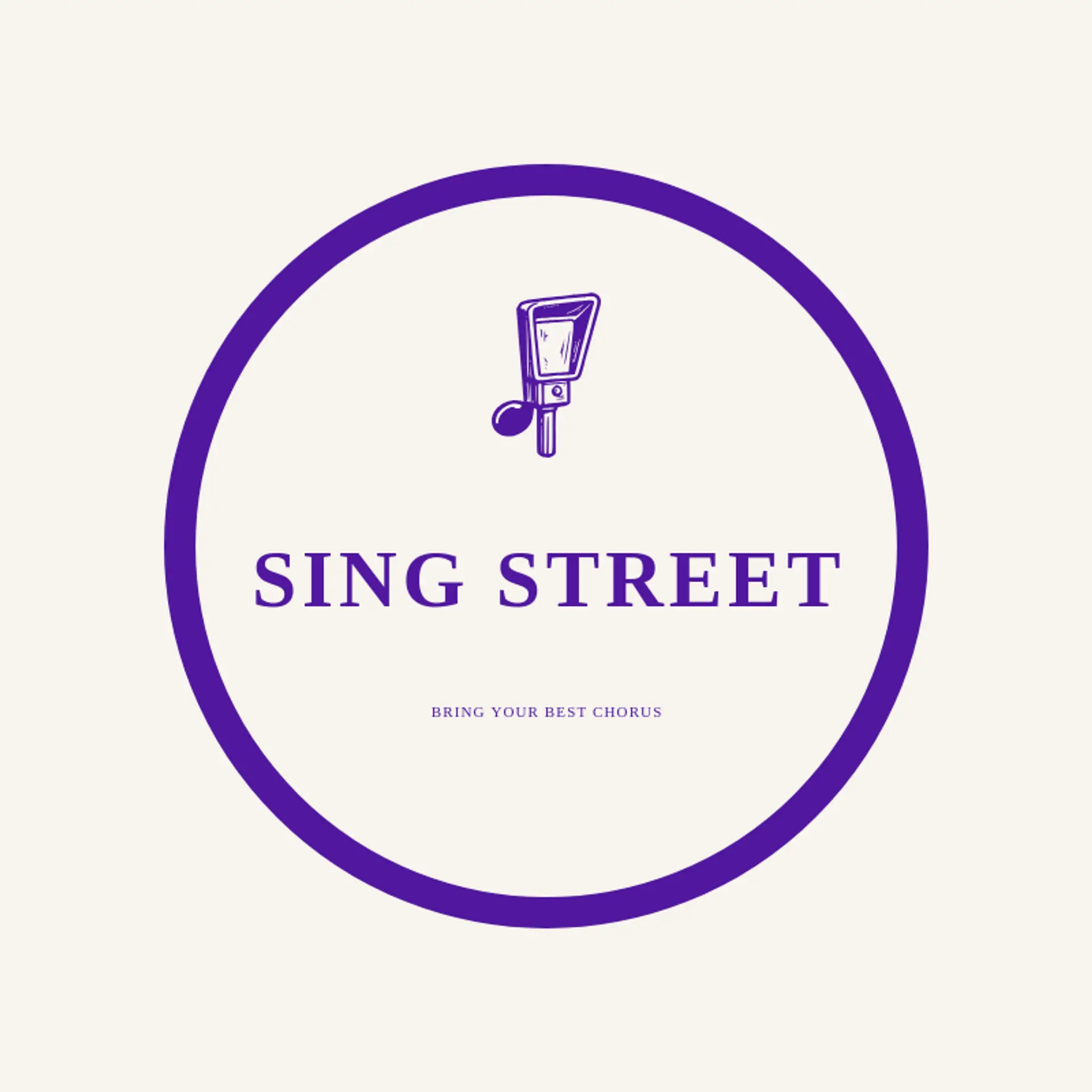 Sing Street logo for karaoke