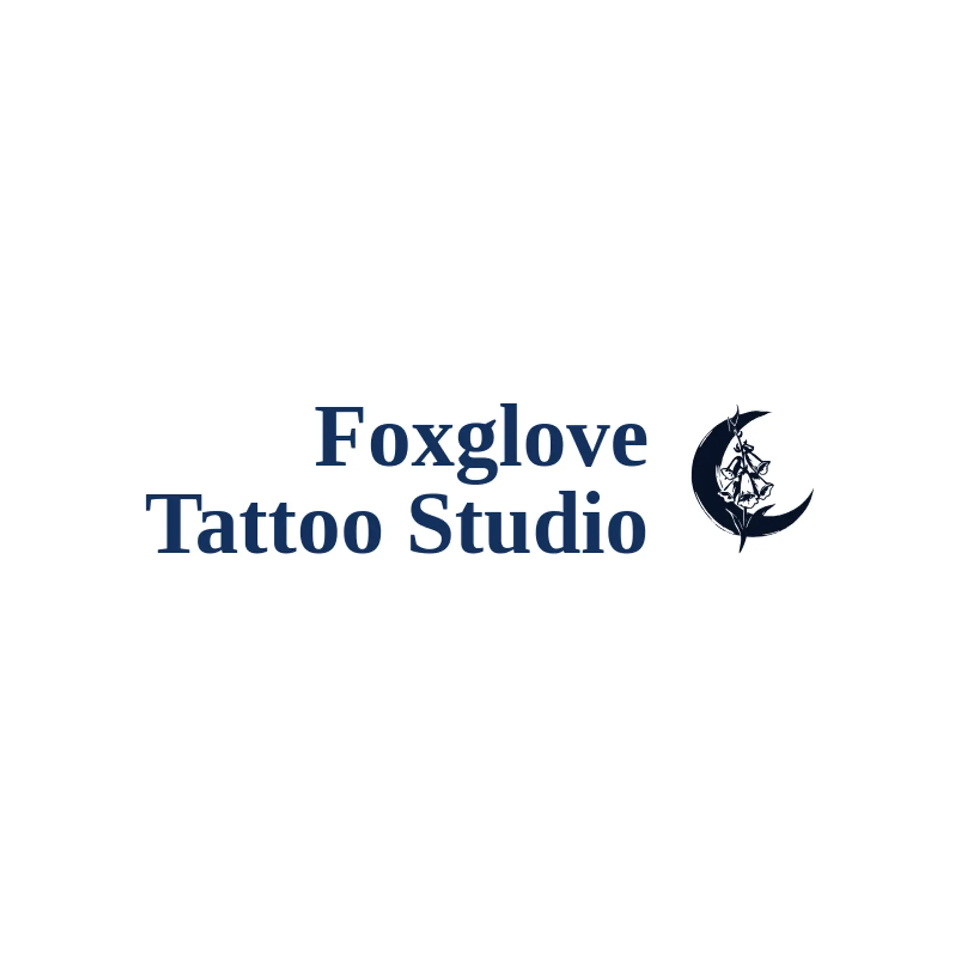 Foxglove Tattoo Studio logo for tattoo shop