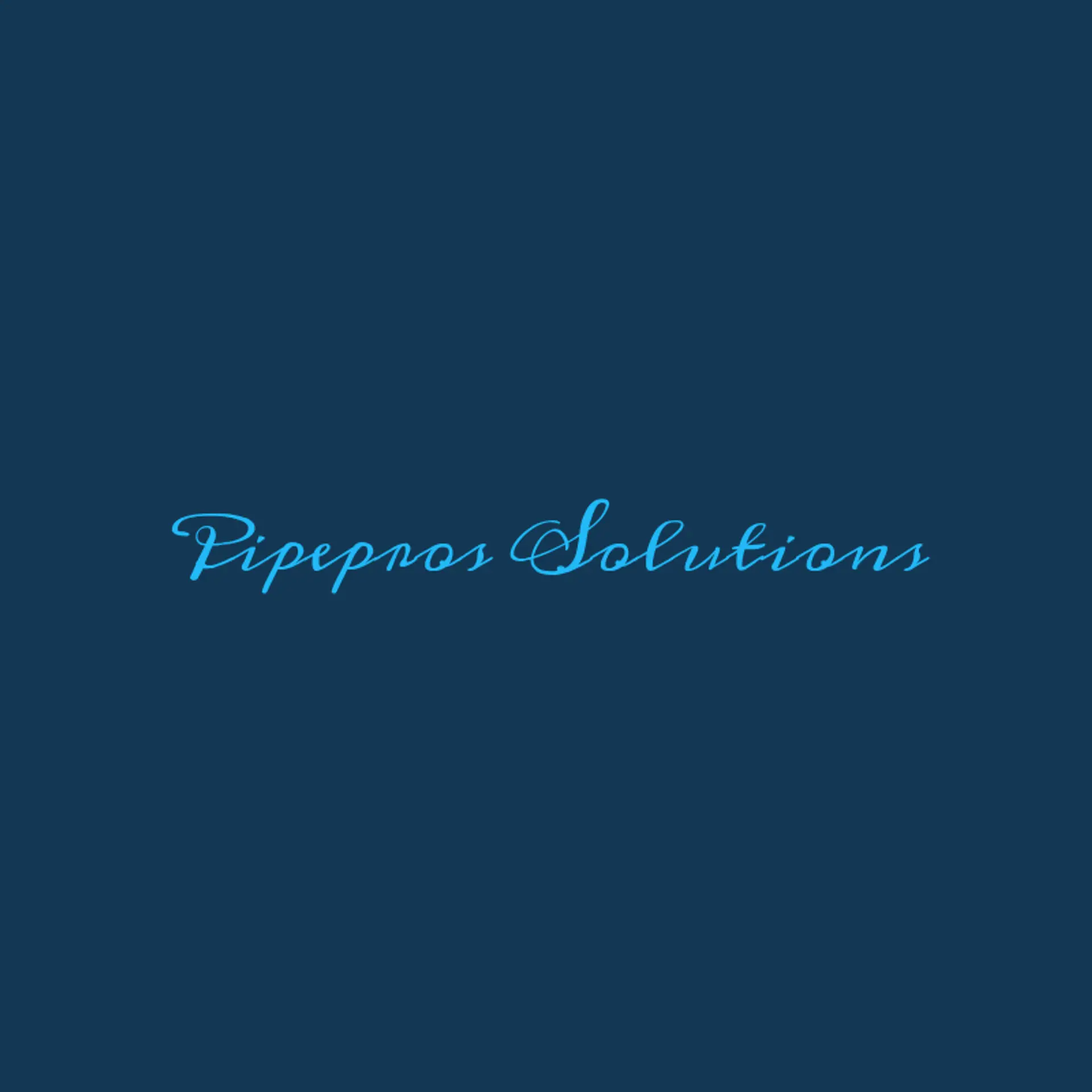 AquaFlow Solutions logo for plumbing