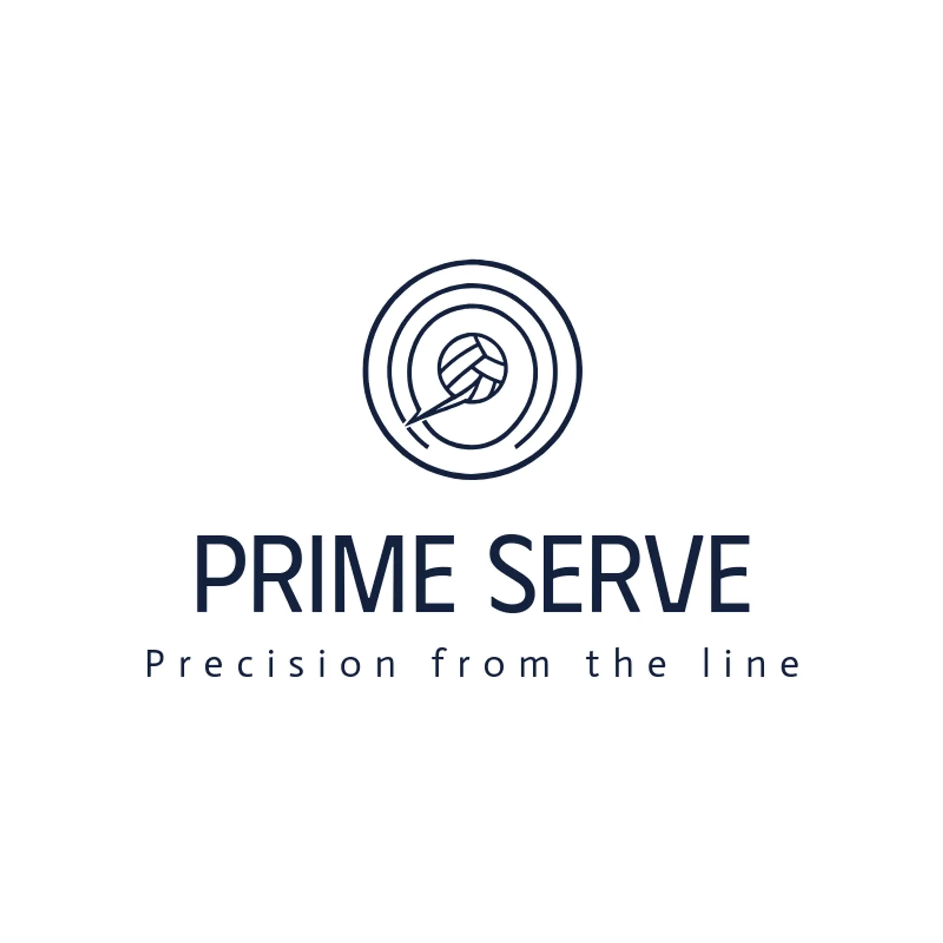 Prime Serve logo for volleyball