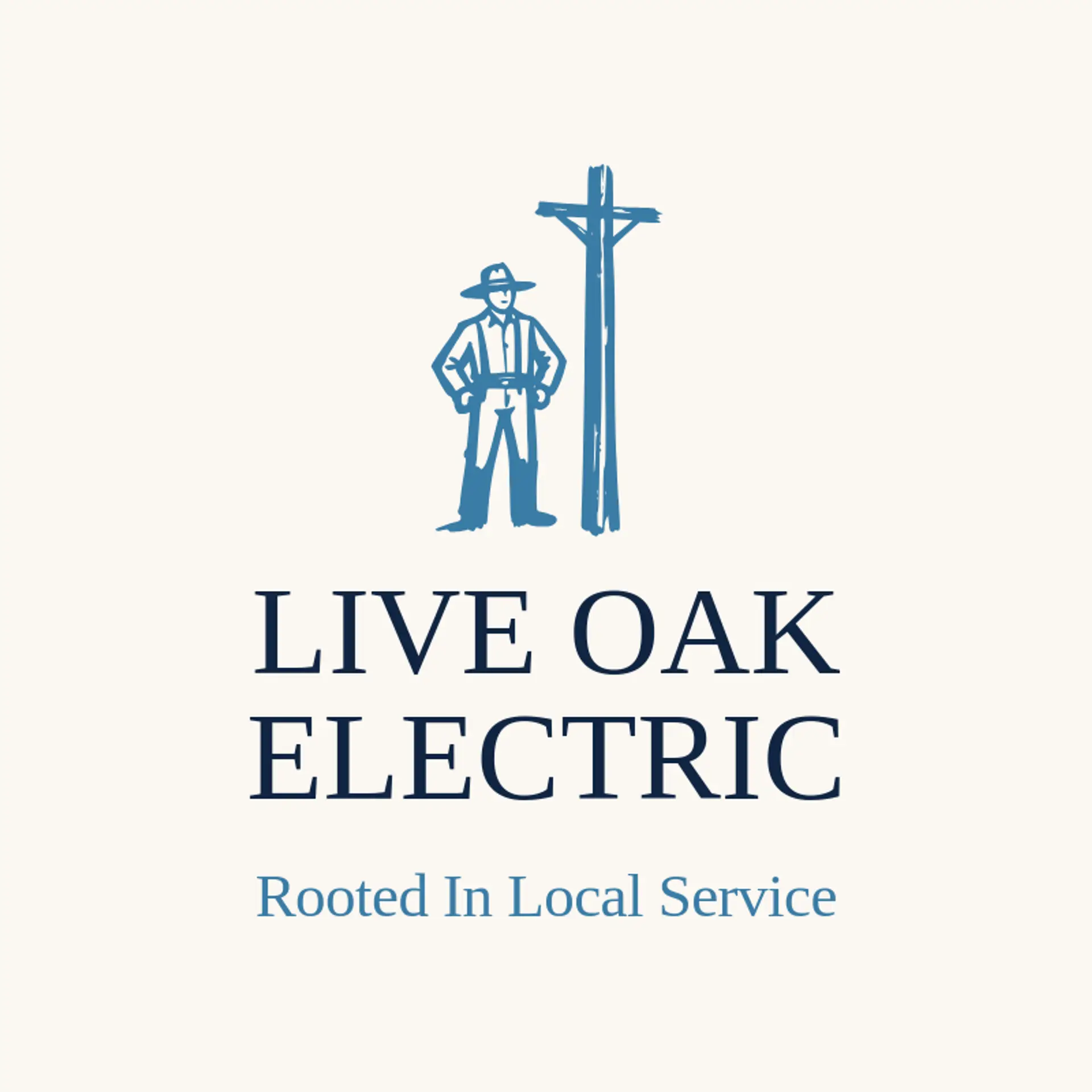 Live Oak Electric logo for lineman