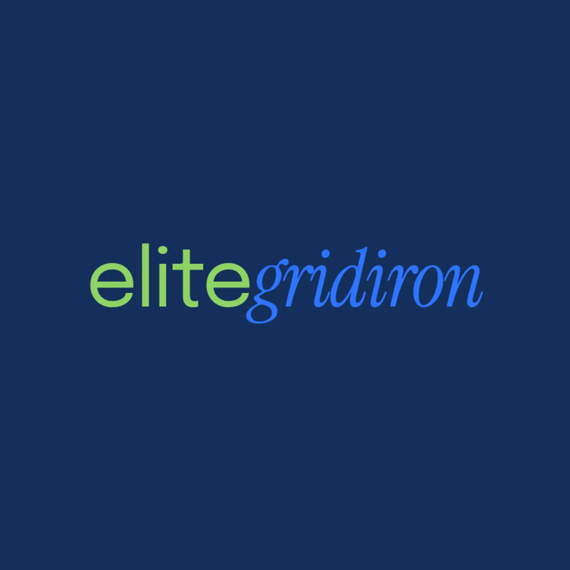 Elite Gridiron logo for sports