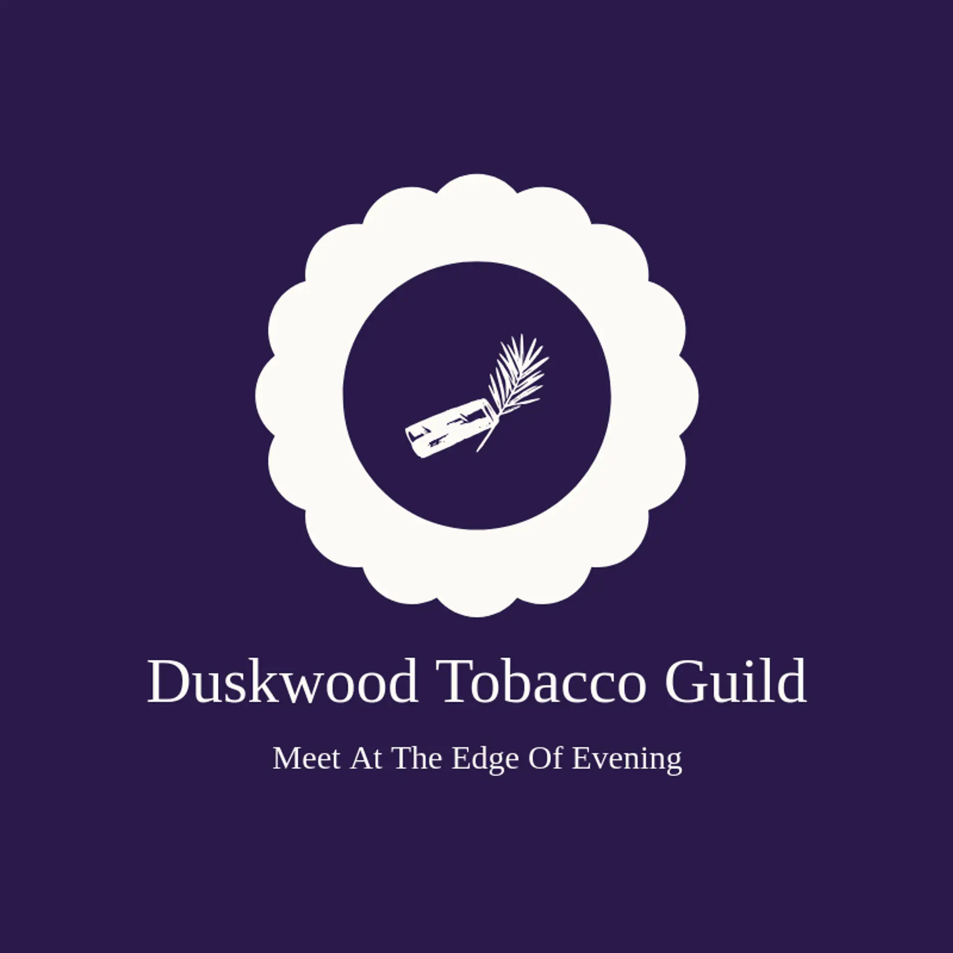 Duskwood Tobacco Guild logo for cigar