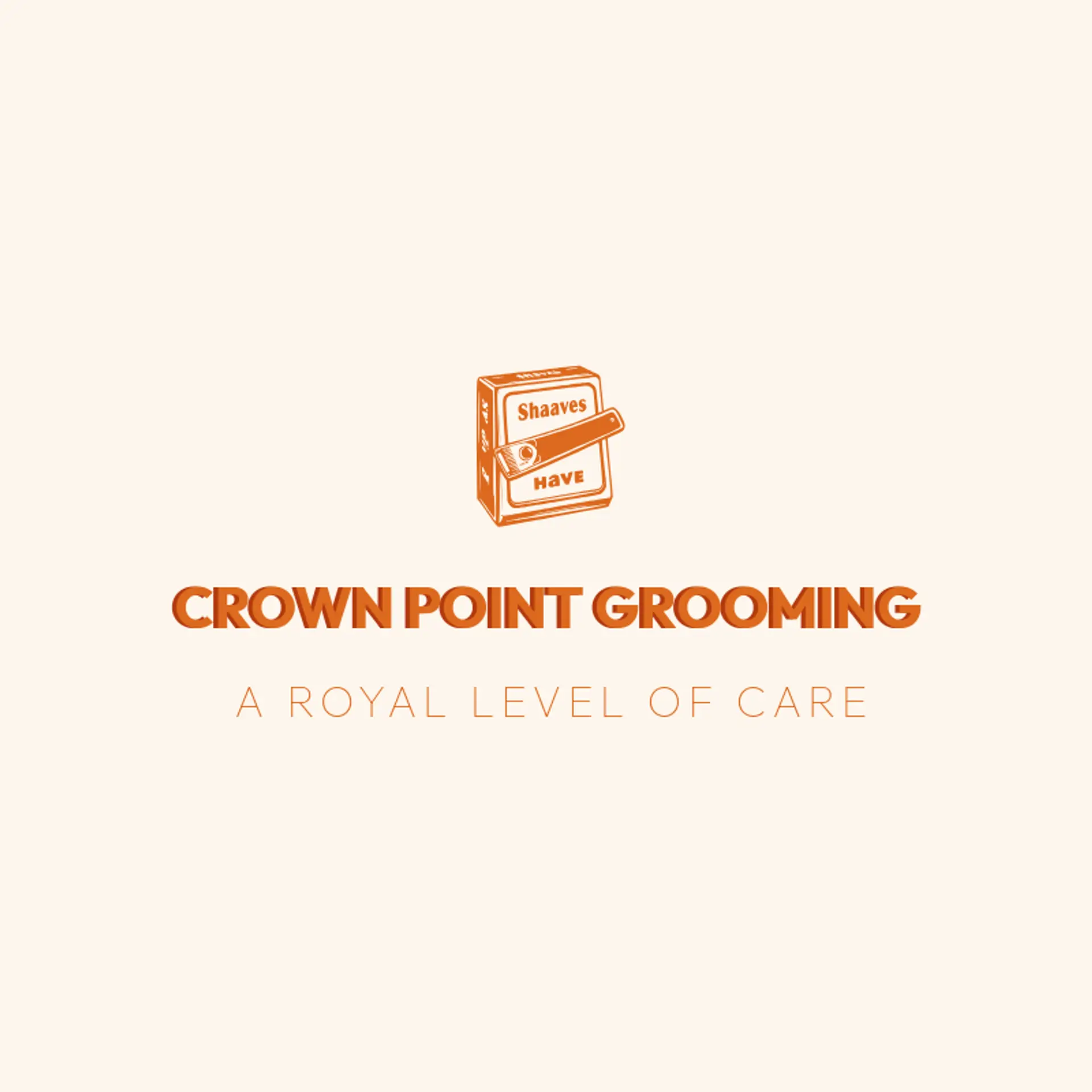 Crown Point Grooming logo for razor