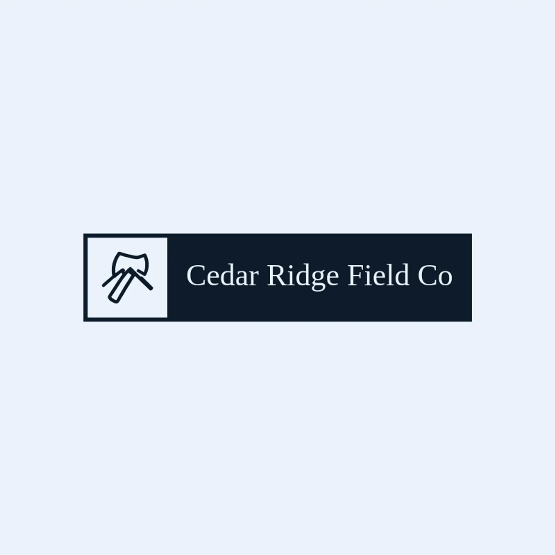 Cedar Ridge Field Co logo for tomahawk