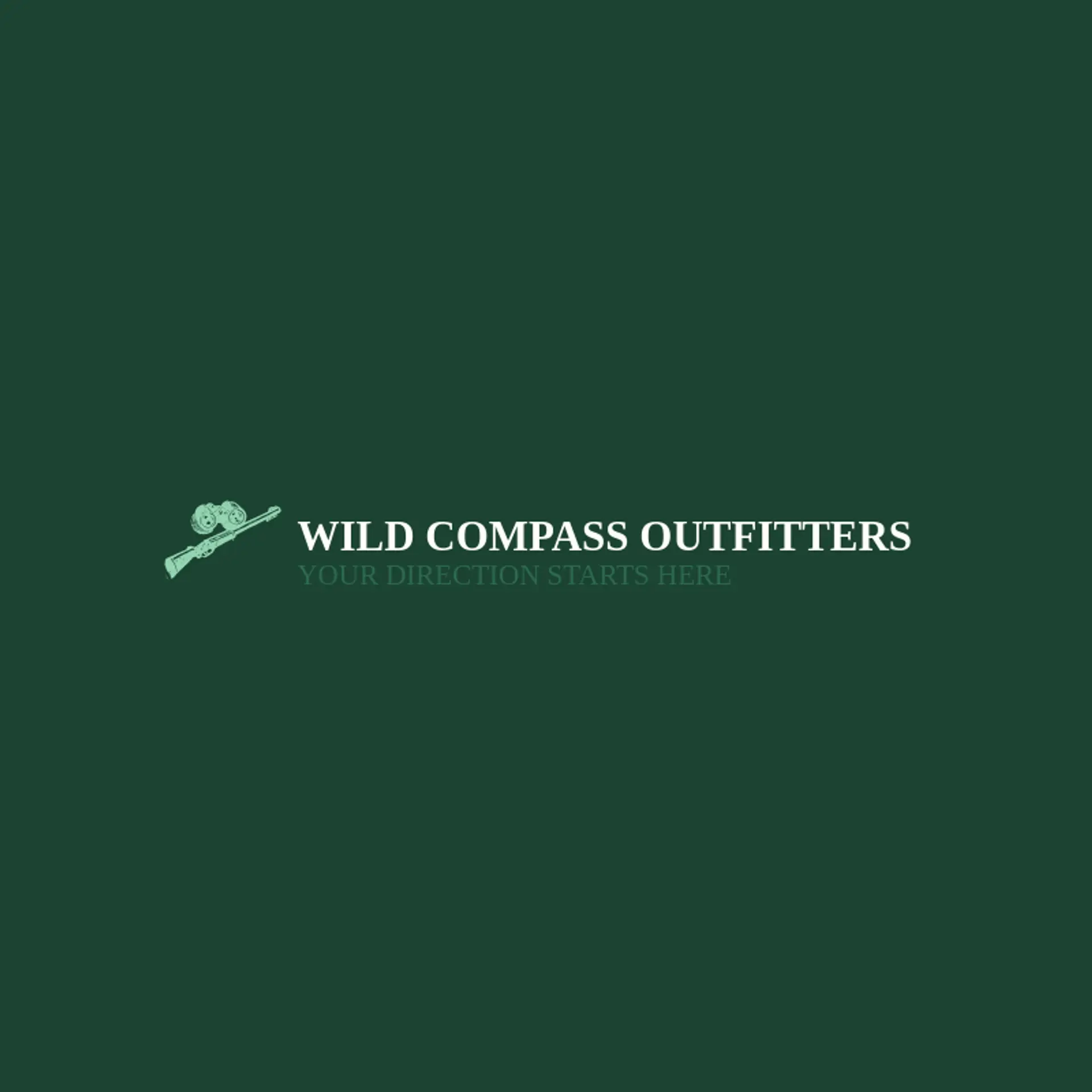 Wild Compass Outfitters logo for hunter