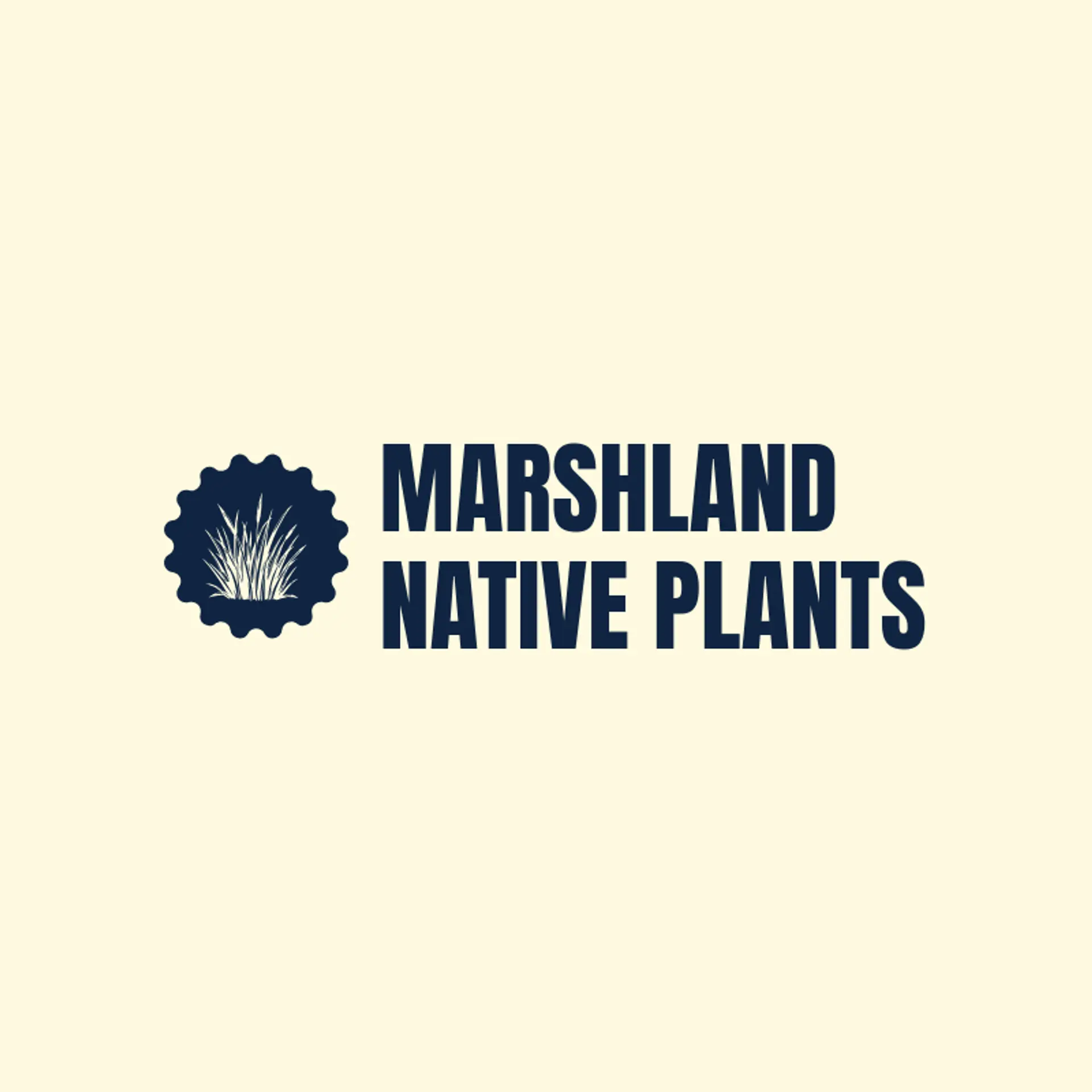 Marshland Native Plants logo for marsh