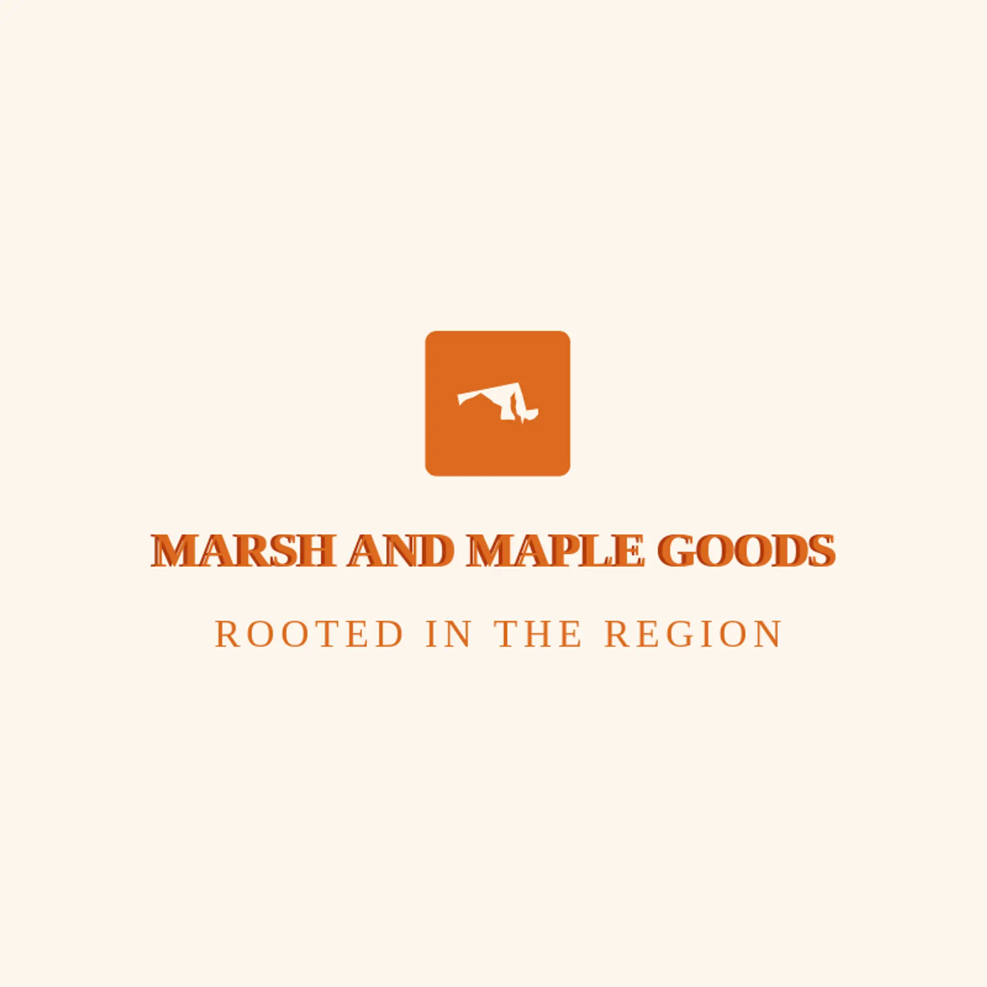 Marsh and Maple Goods logo for maryland
