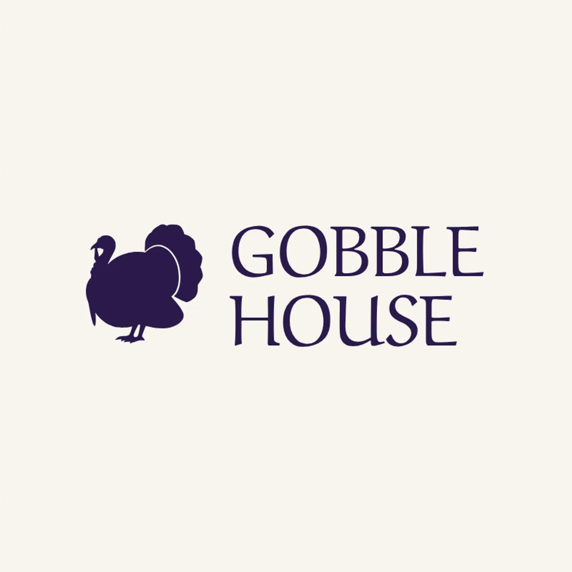 Gobble House logo for turkey