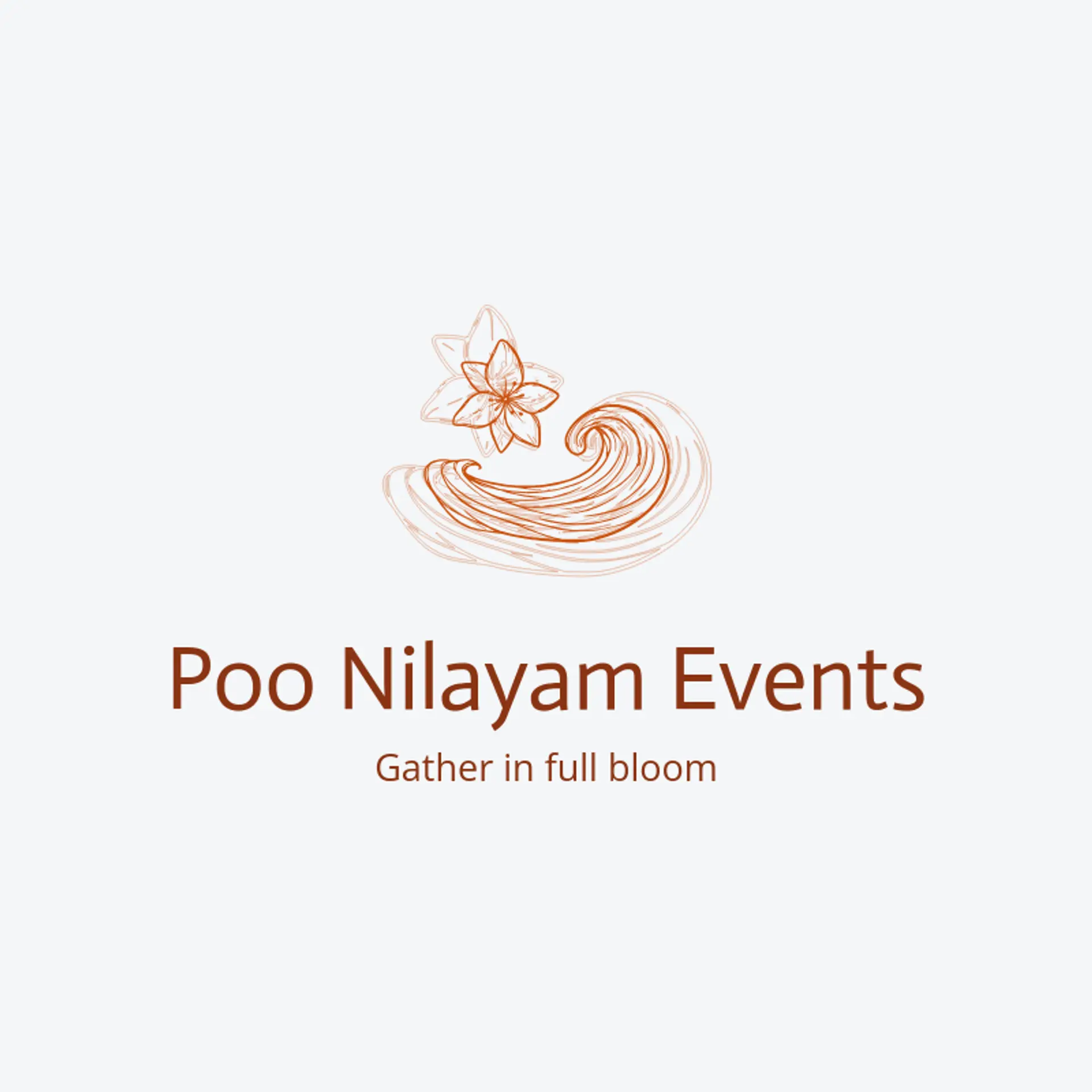 Poo Nilayam Events logo for tamil