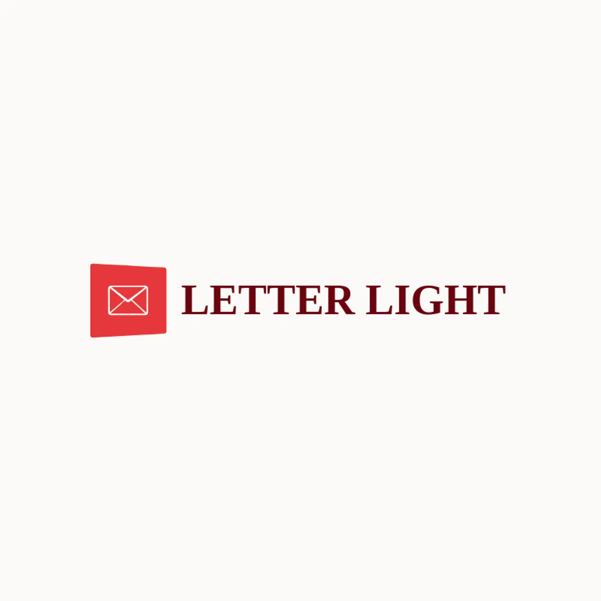 Letter Light logo for message