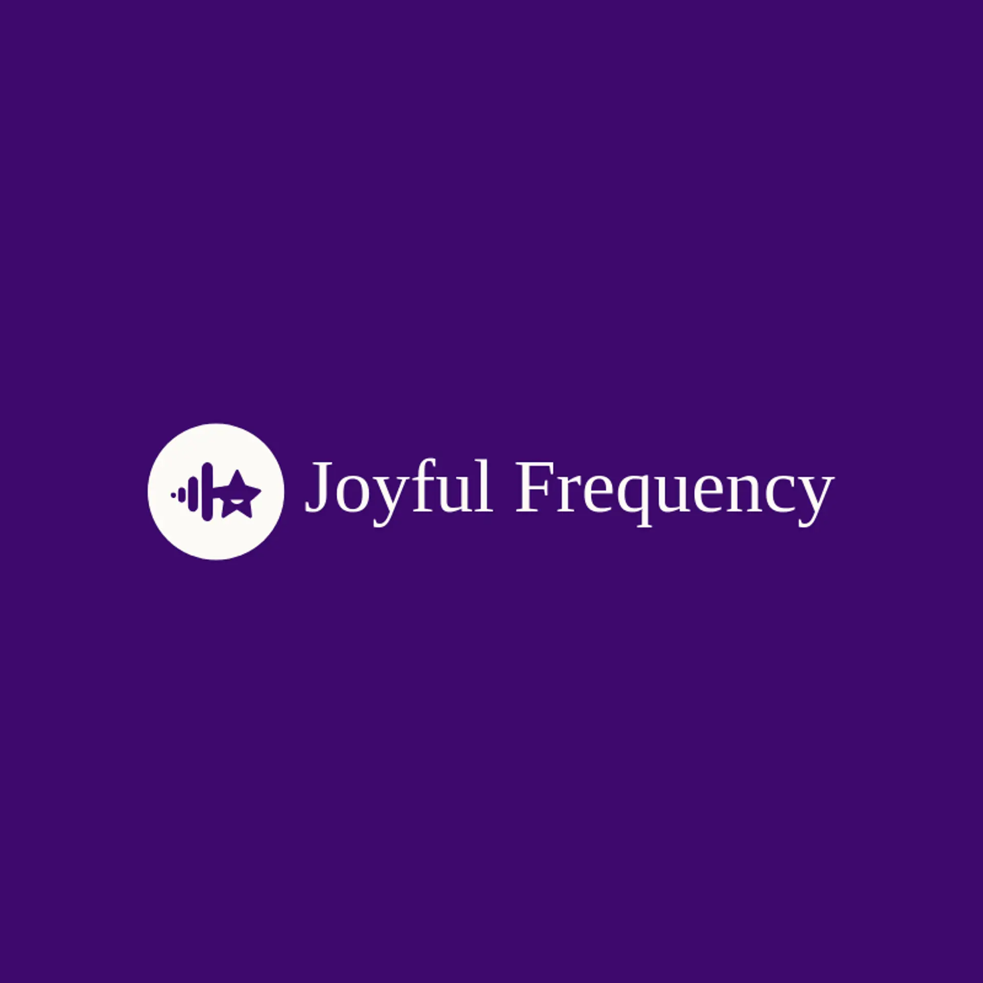 Joyful Frequency logo for karaoke