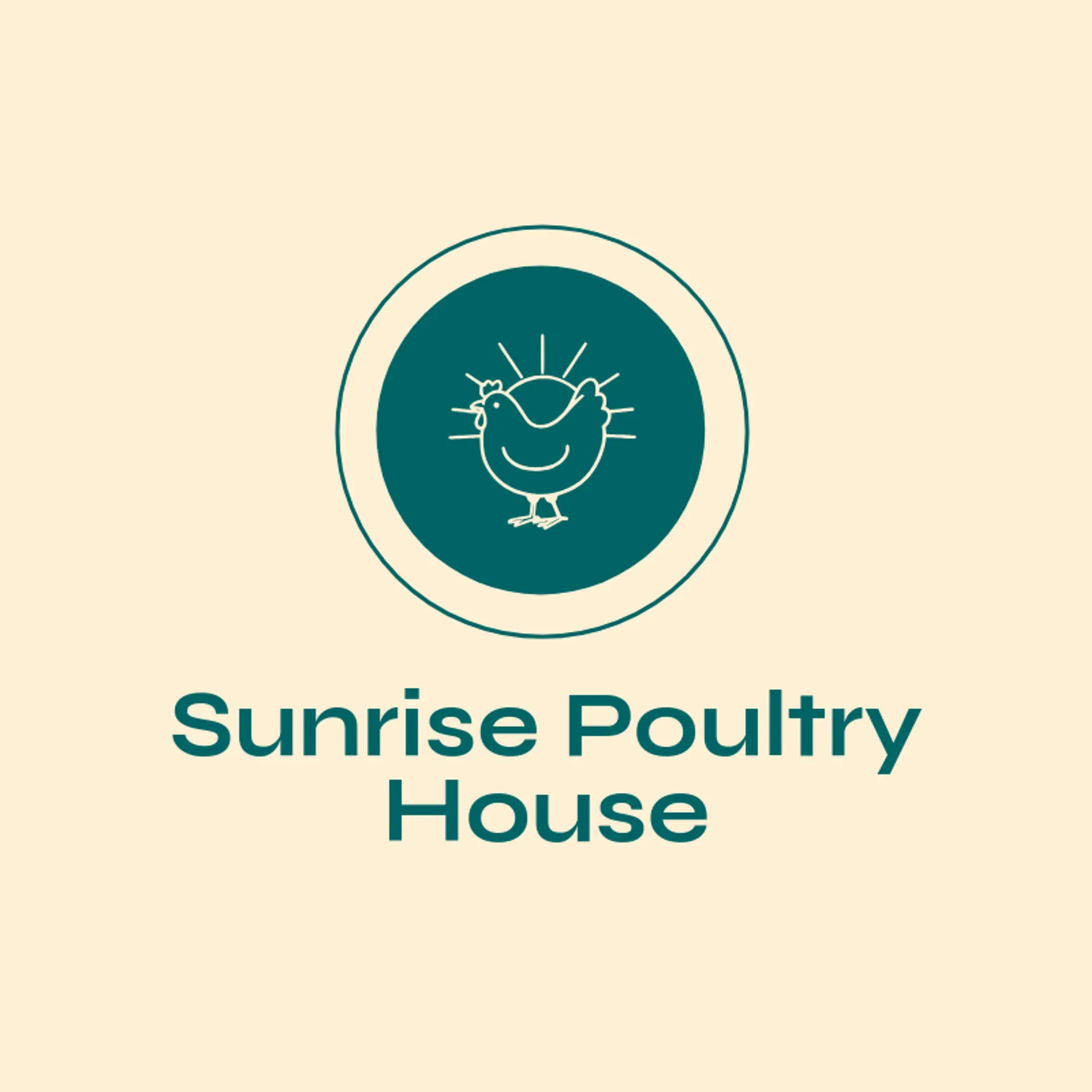 Sunrise Poultry House logo for chicken