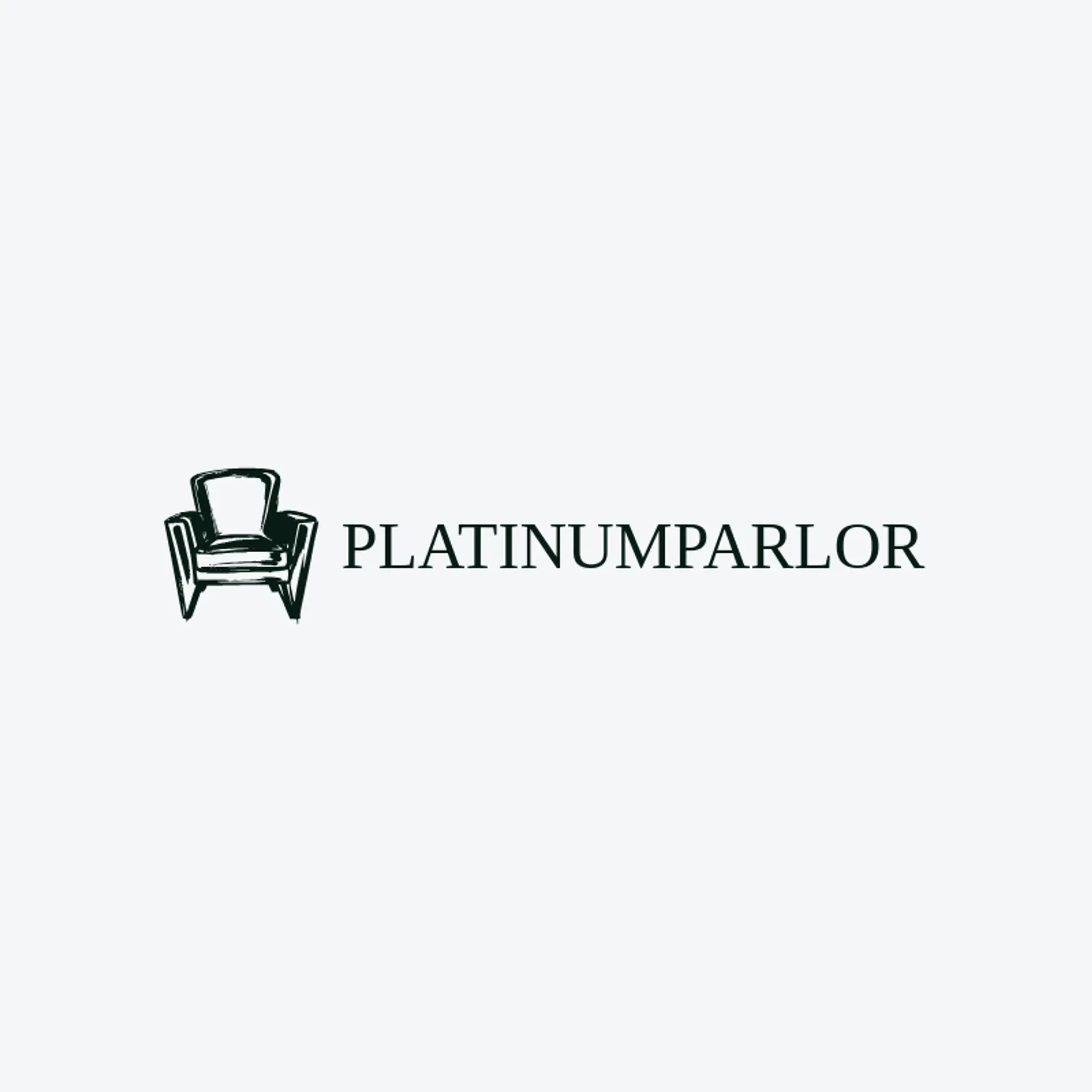 Platinum Parlor logo for art deco