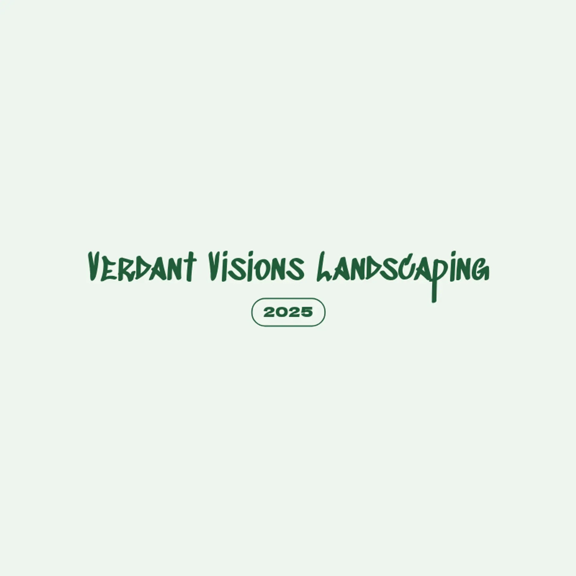 Verdant Visions Landscaping logo for landscaping