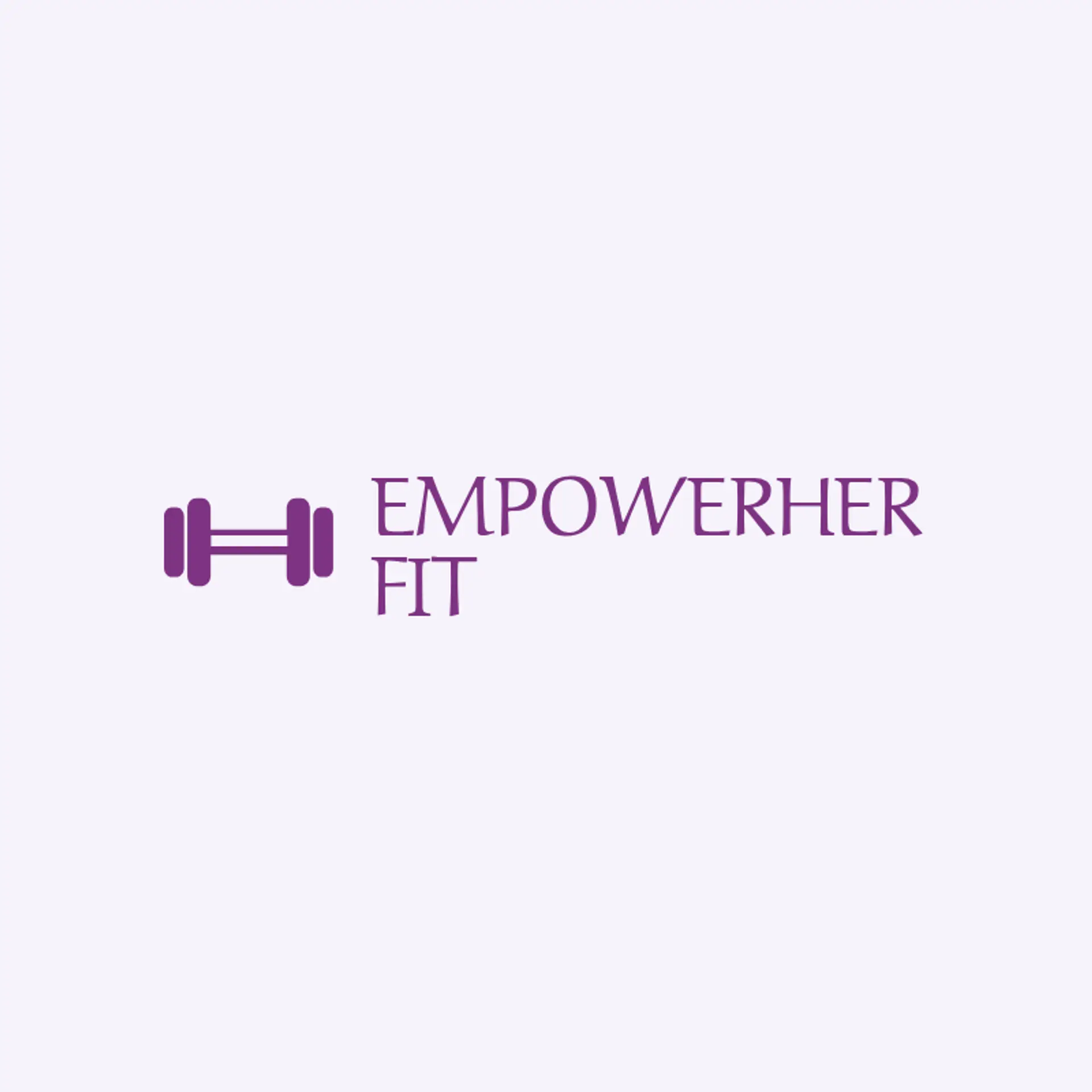 EmpowerHer Fit logo for women fitness