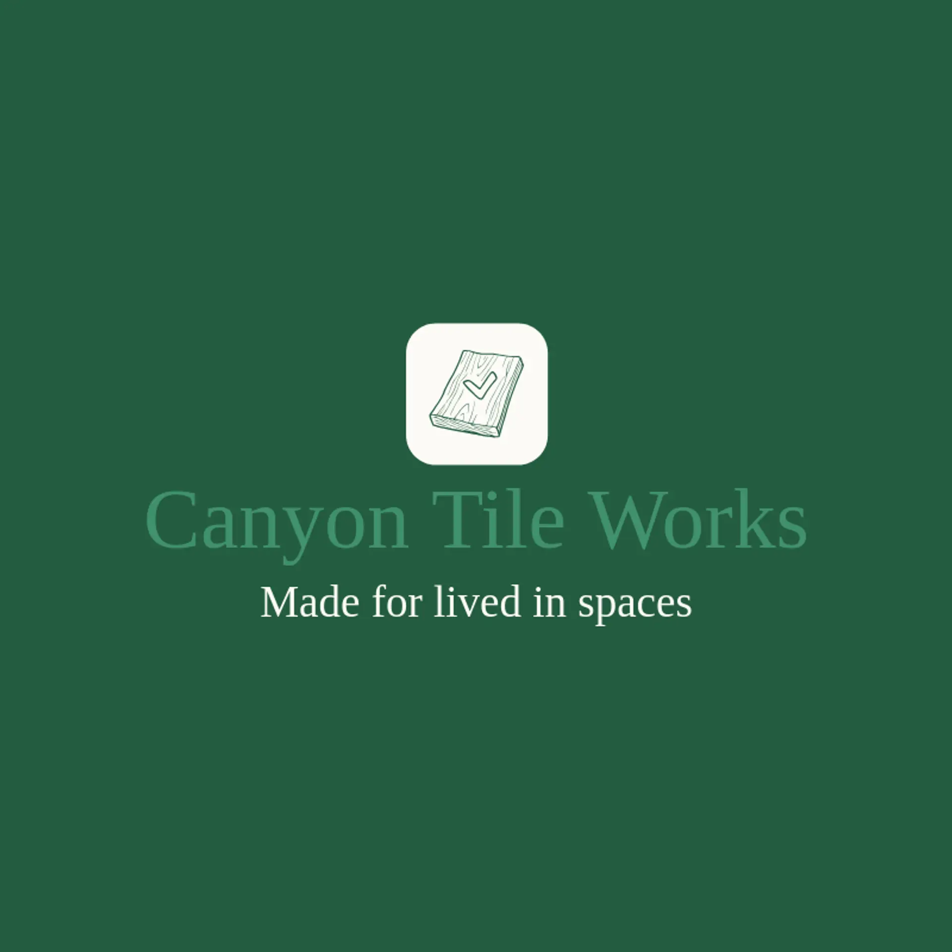 Canyon Tile Works logo for flooring