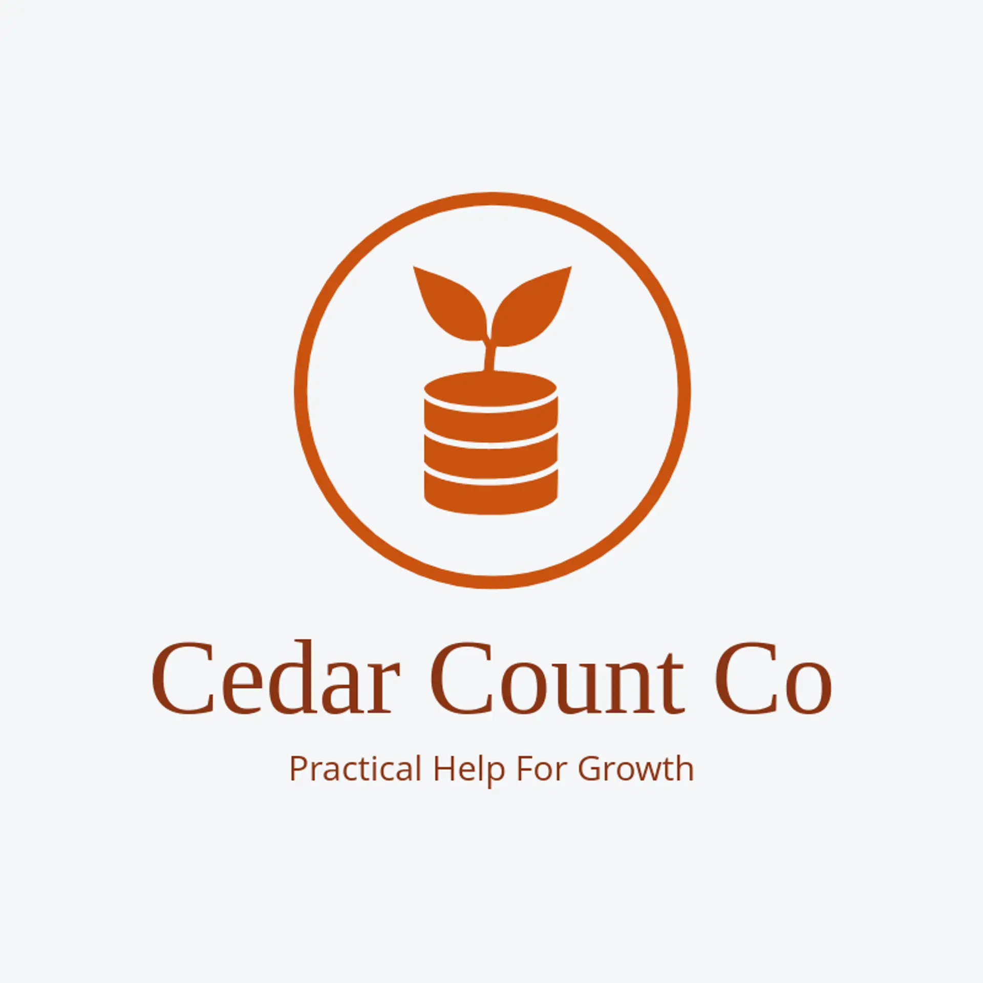 Cedar Count Co logo for bookkeeping