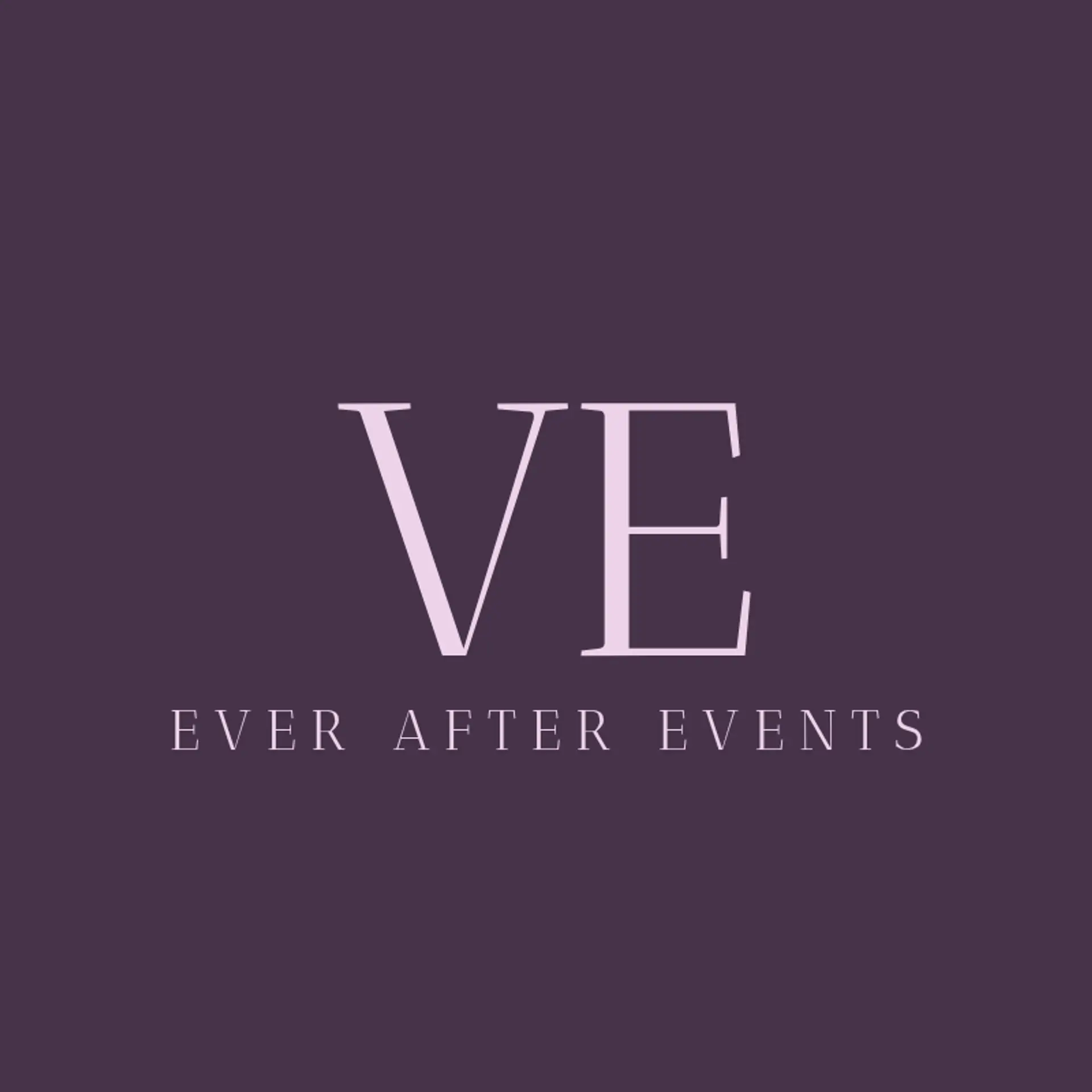 Ever After Events logo for wedding