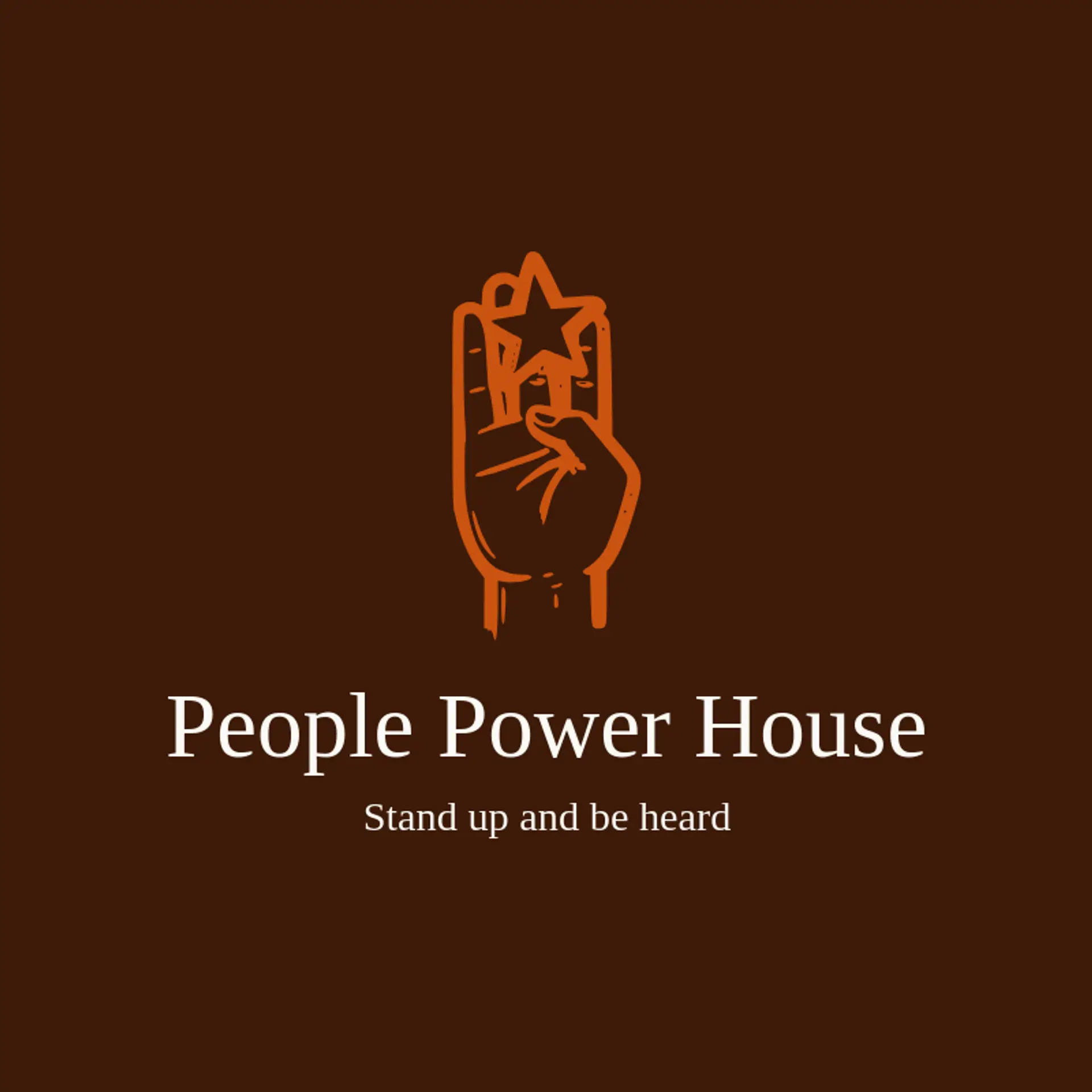 People Power House logo for democracy