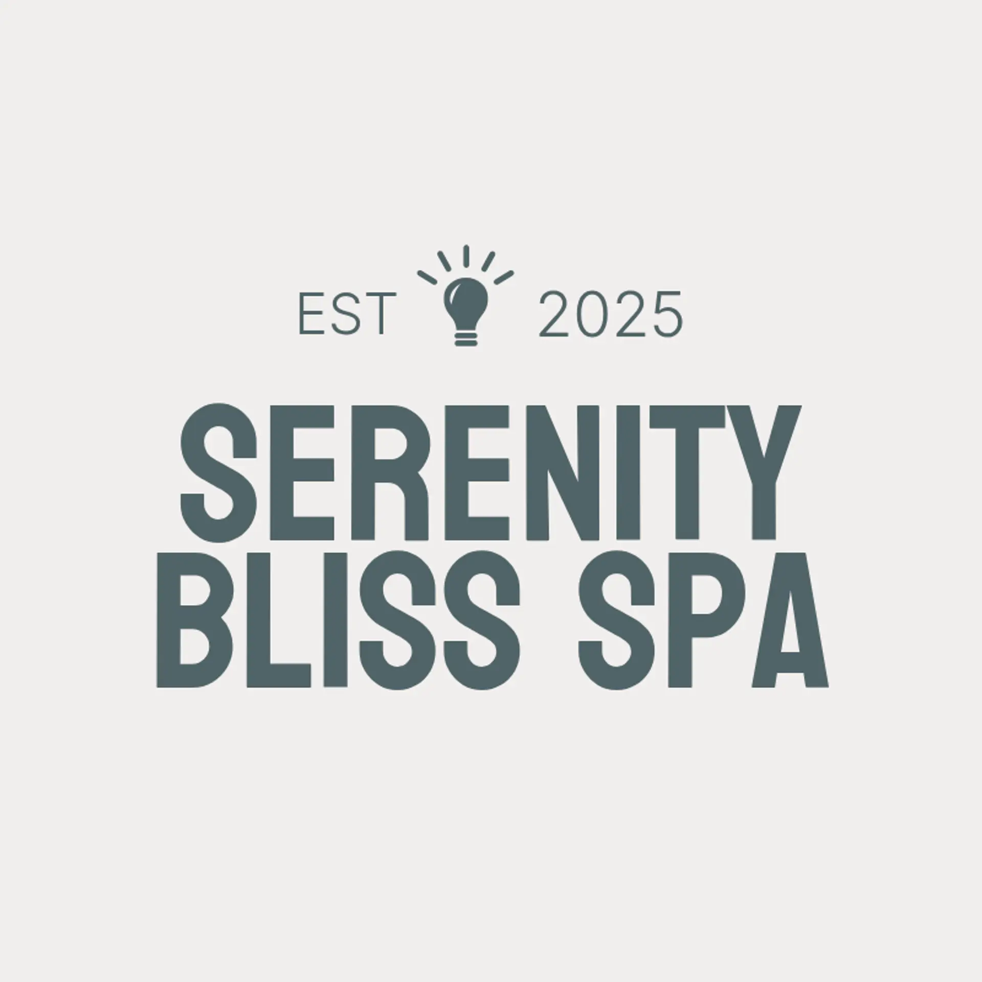 Serenity Bliss Spa logo for spa