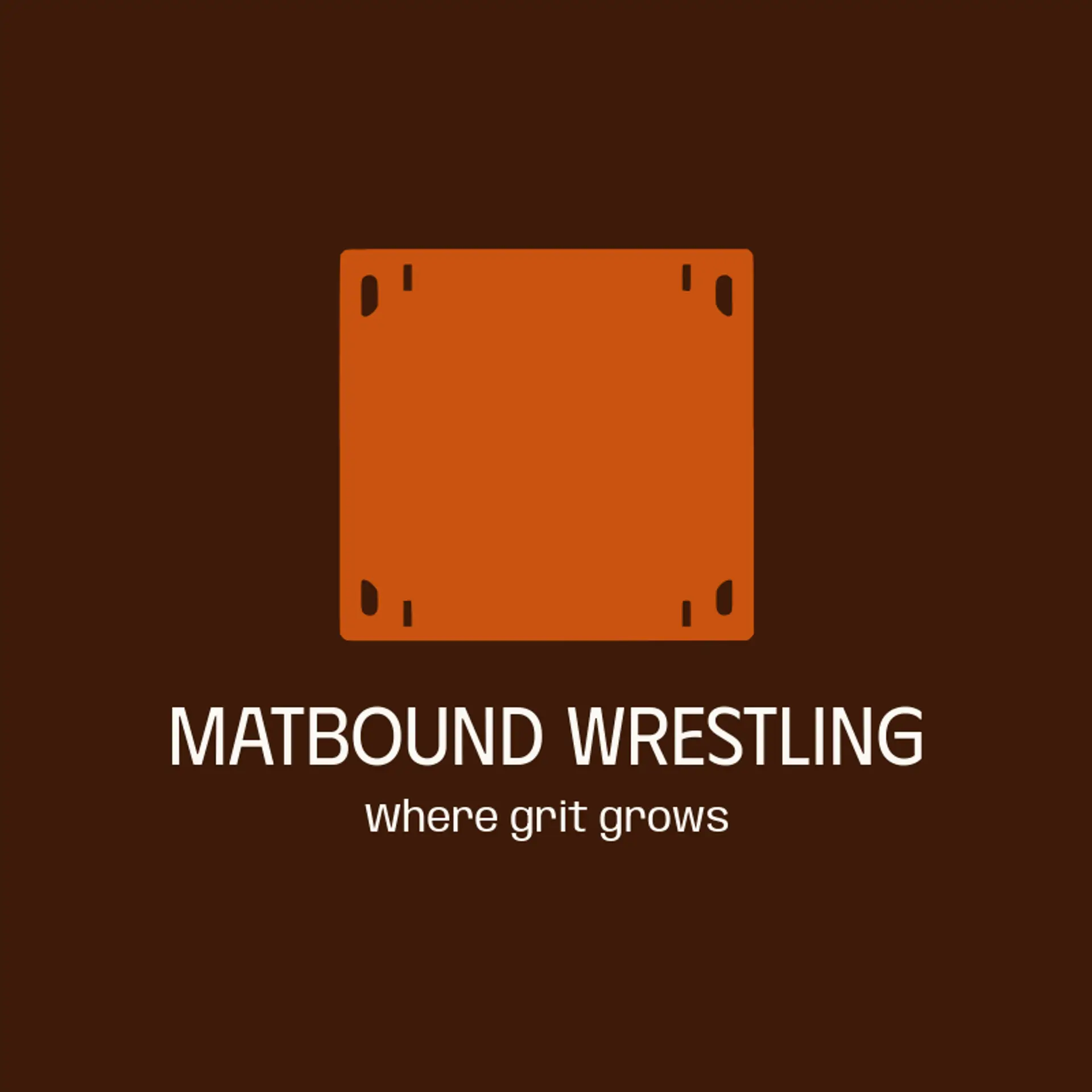 Matbound Wrestling logo for wrestling