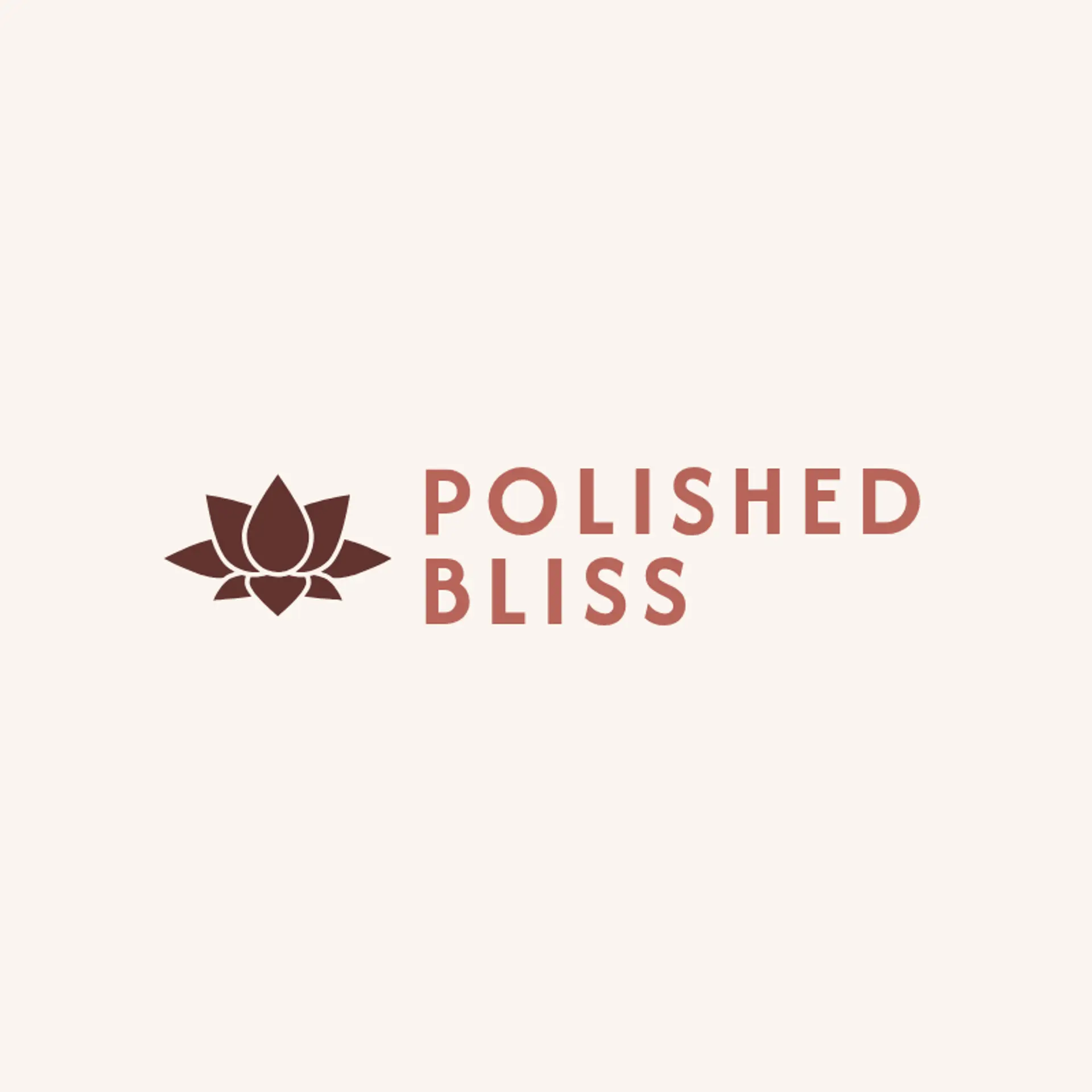 Polished Bliss logo for nail salon