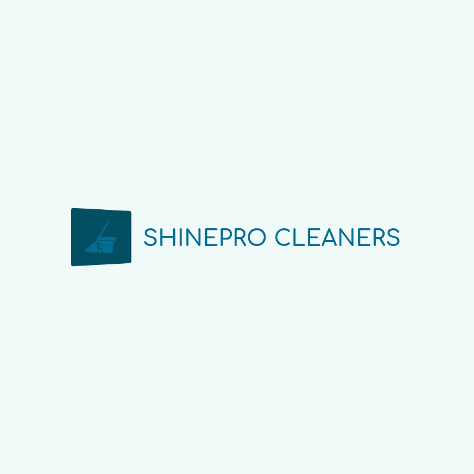 ShinePro Cleaners logo for cleaning company